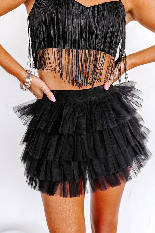 Dancing Into The Night Tulle Skort Product Image