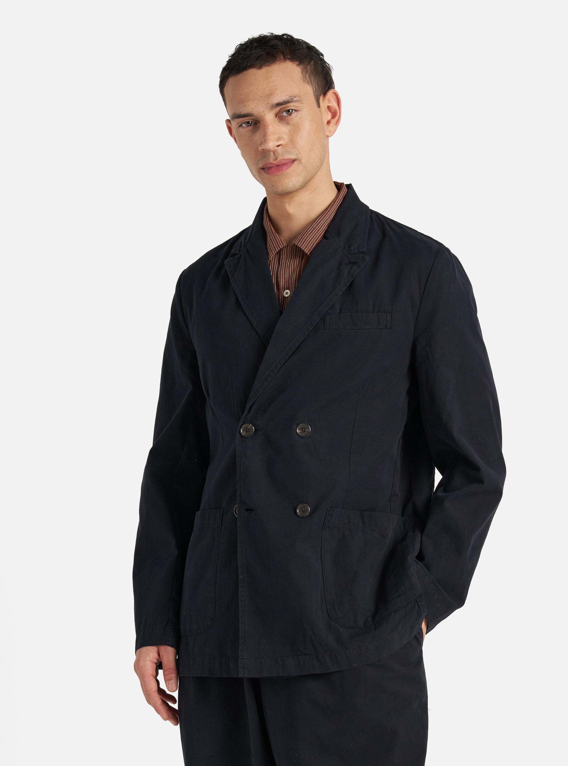 Navy Summer Canvas Manor Jacket Product Image