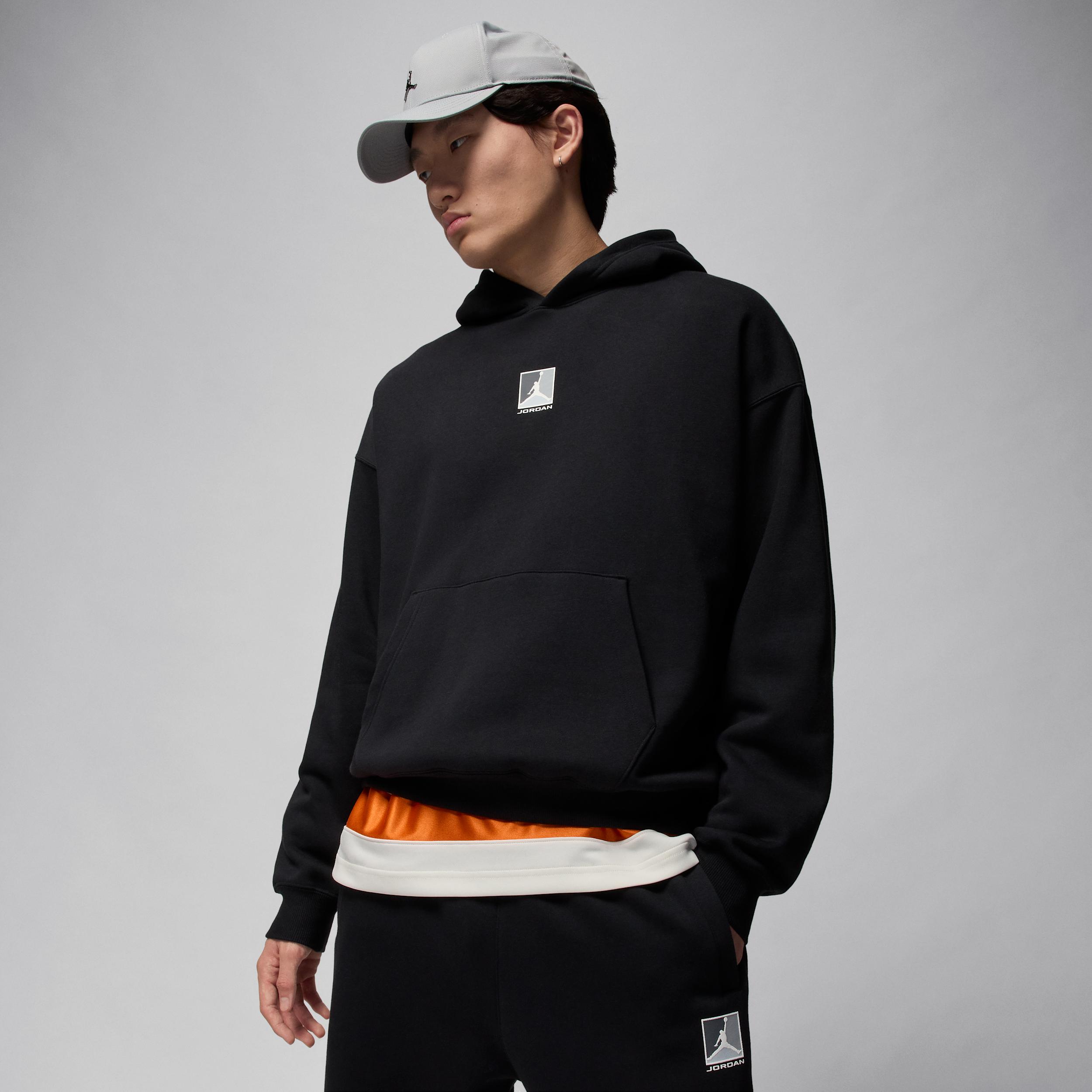 Mens Jordan Brooklyn Fleece Graphic Pullover Hoodie | HV0544-050 Product Image