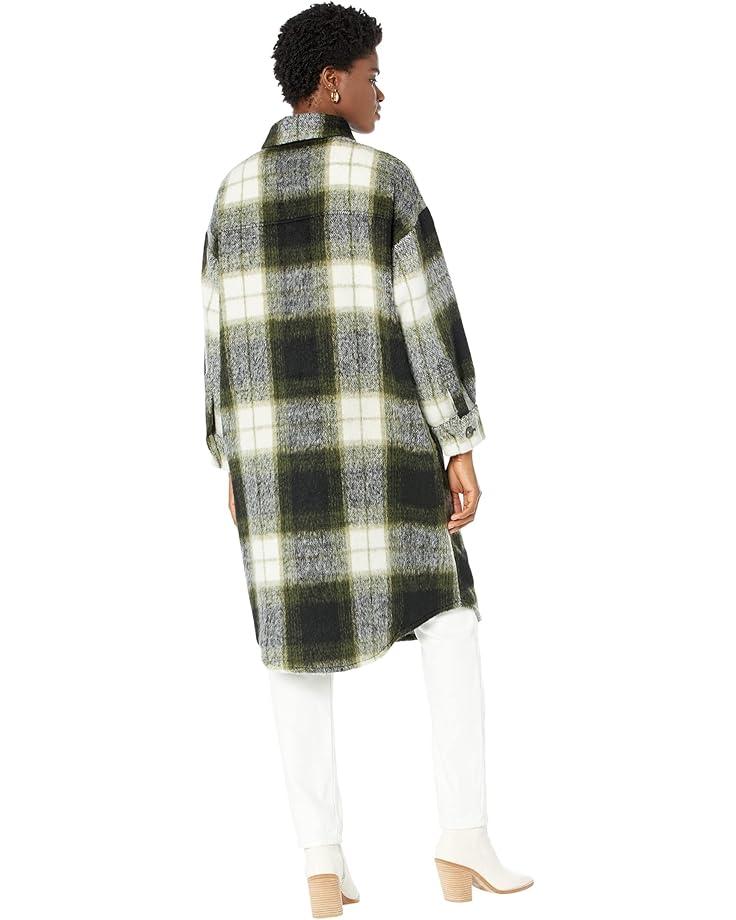 Long Length Wool Blend Shirt Jacket Product Image