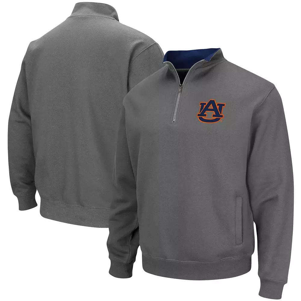 Men's Colosseum Charcoal Alabama Crimson Tide Tortugas Logo Quarter-Zip Pullover Jacket,  Product Image