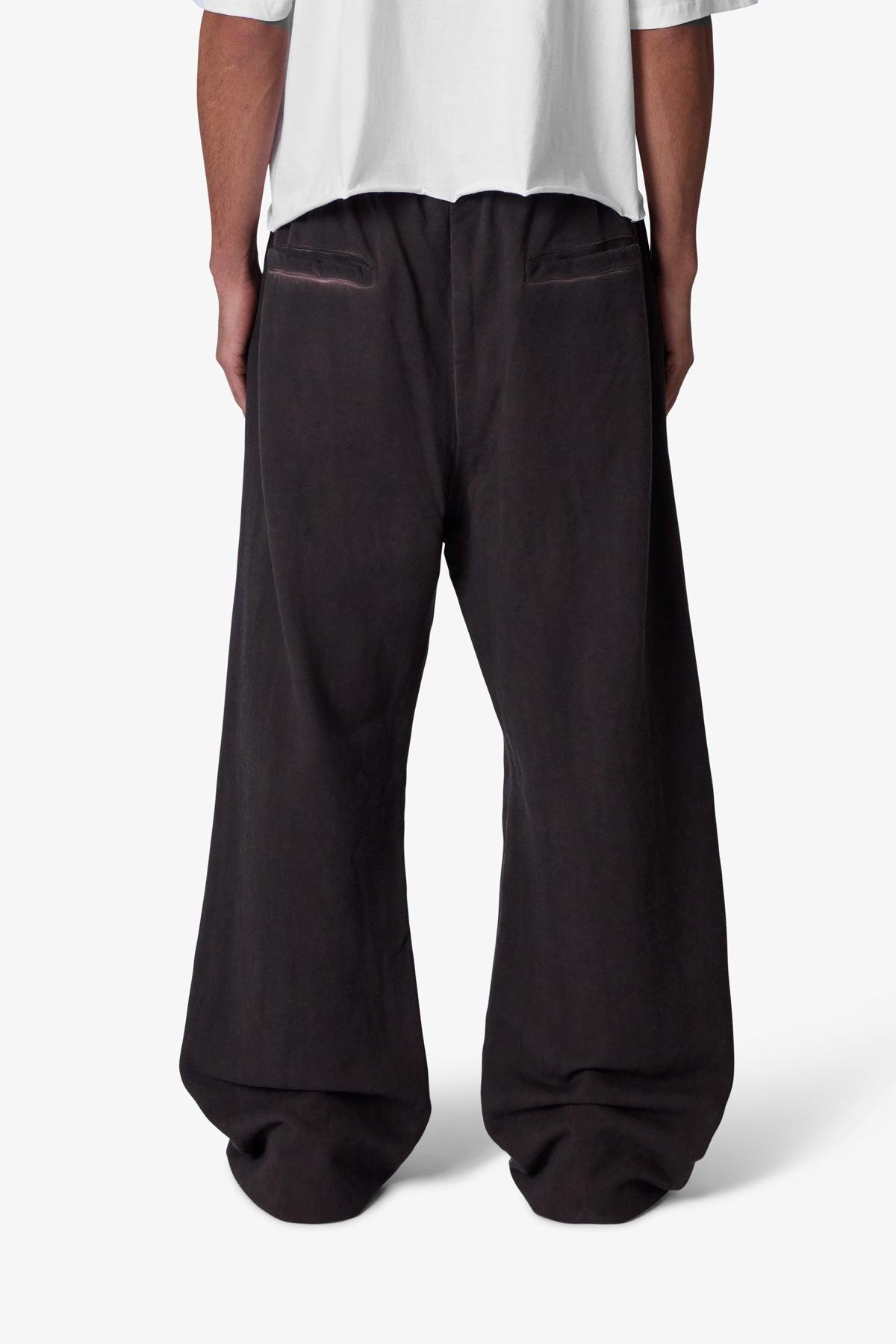 Acid Wash Sweatpants - Brown Product Image
