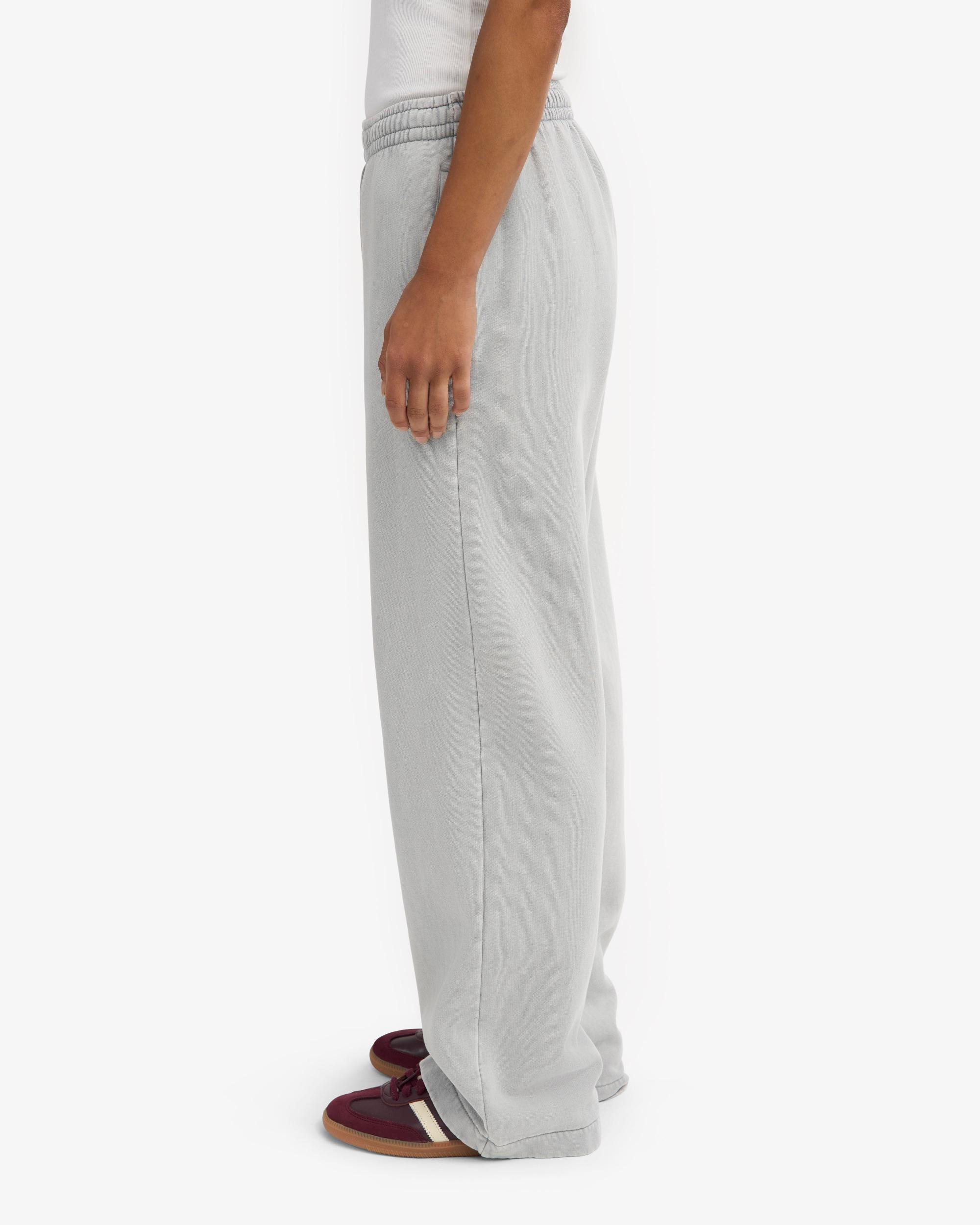 Organic Straight Leg Sweatpants - Faded Grey Product Image