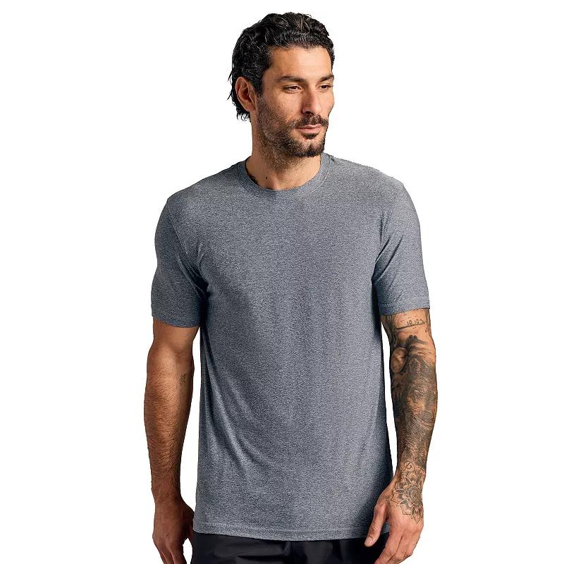 Men's True Classic Mosture-Wicking Crewneck T-Shirt, Size: XL, Grey Navy Product Image