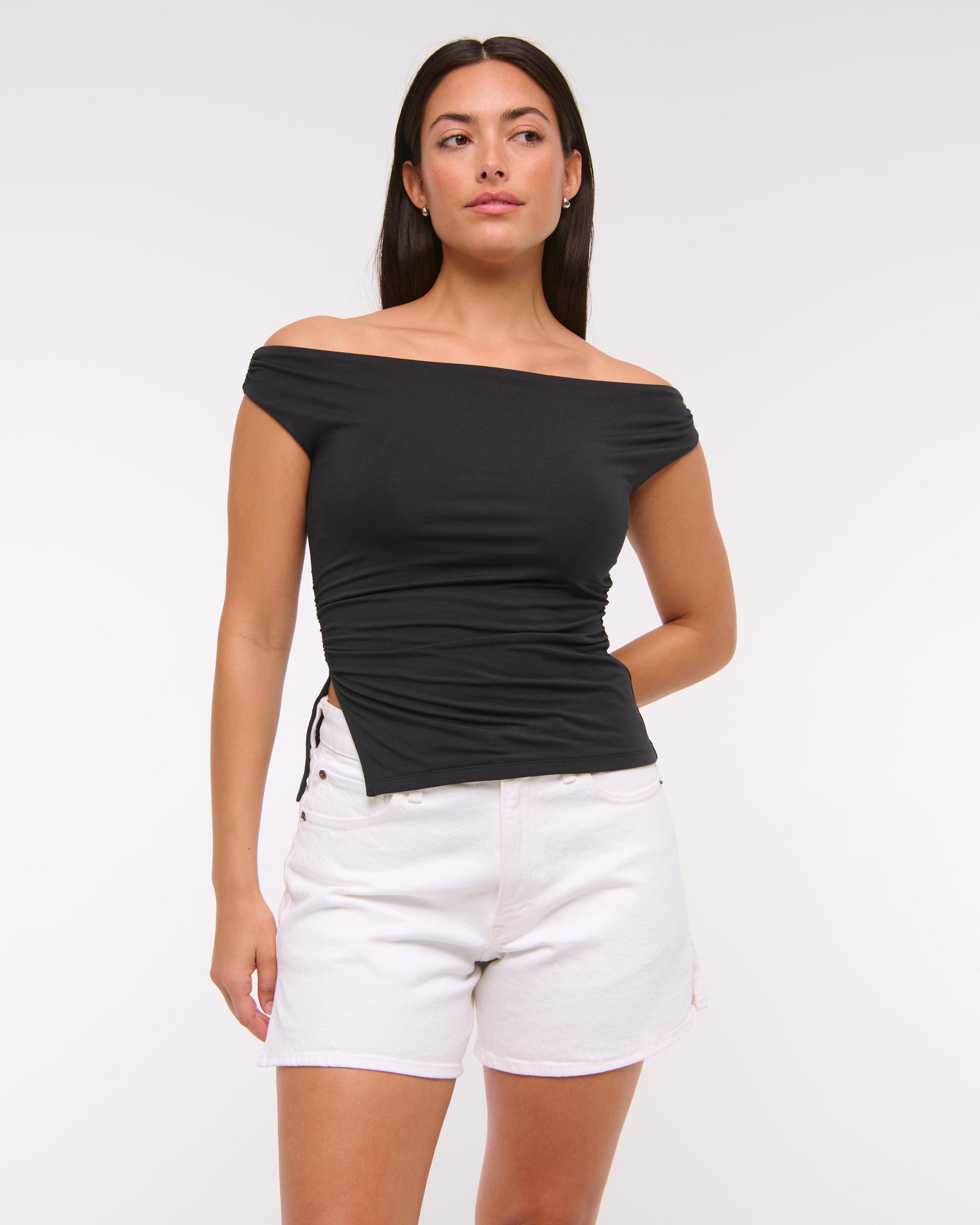 Curve Love High Rise Dad Short Product Image