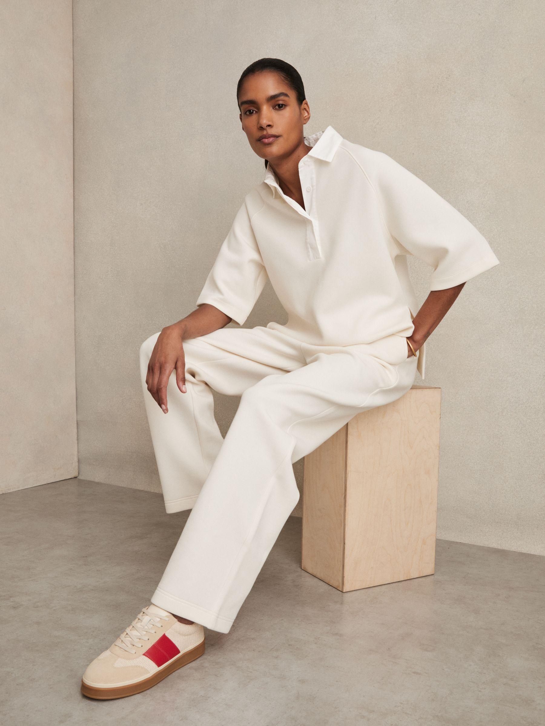 Woven Low-Top Trainers in Neutral Product Image