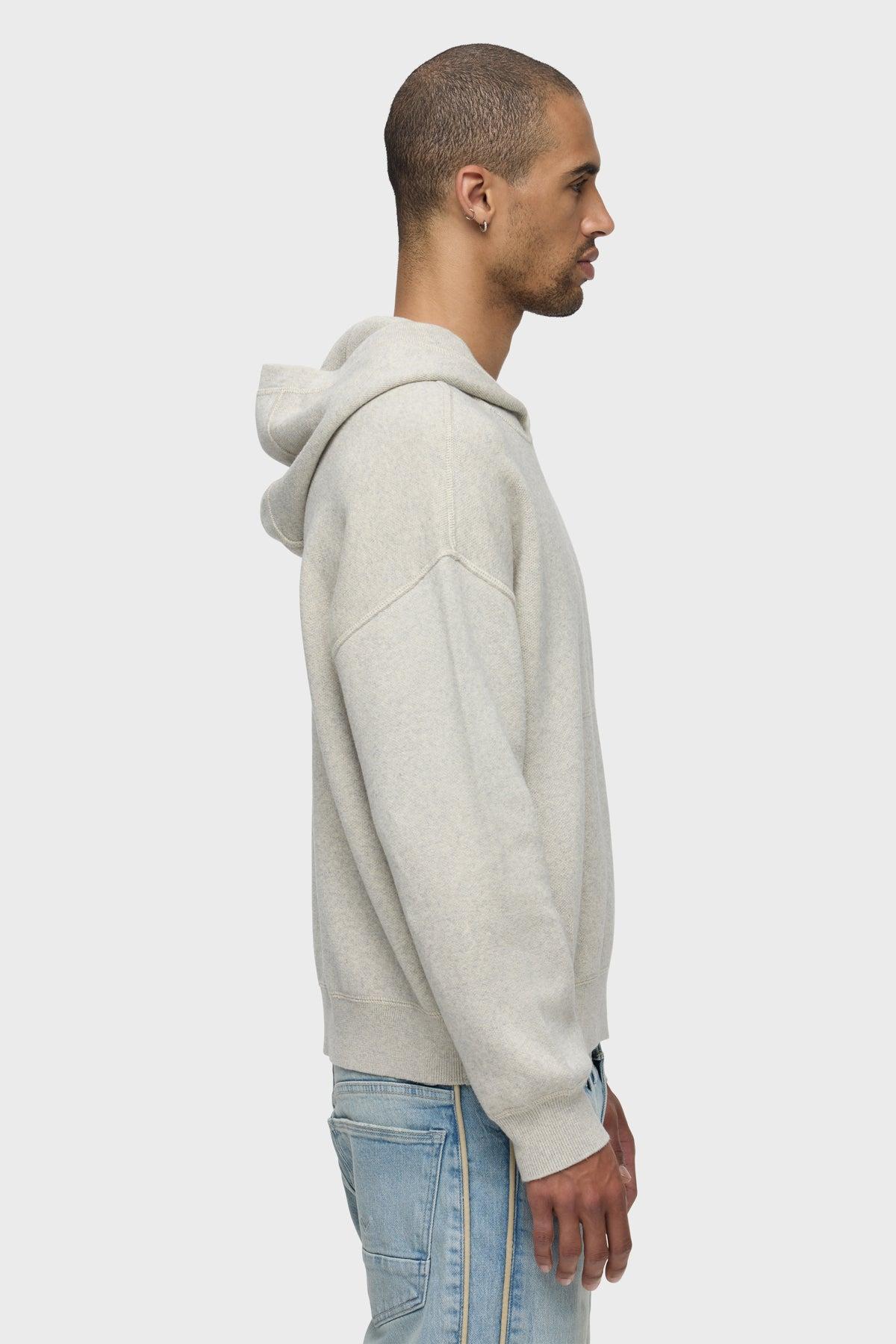 Double Knit Hoodie Male Product Image