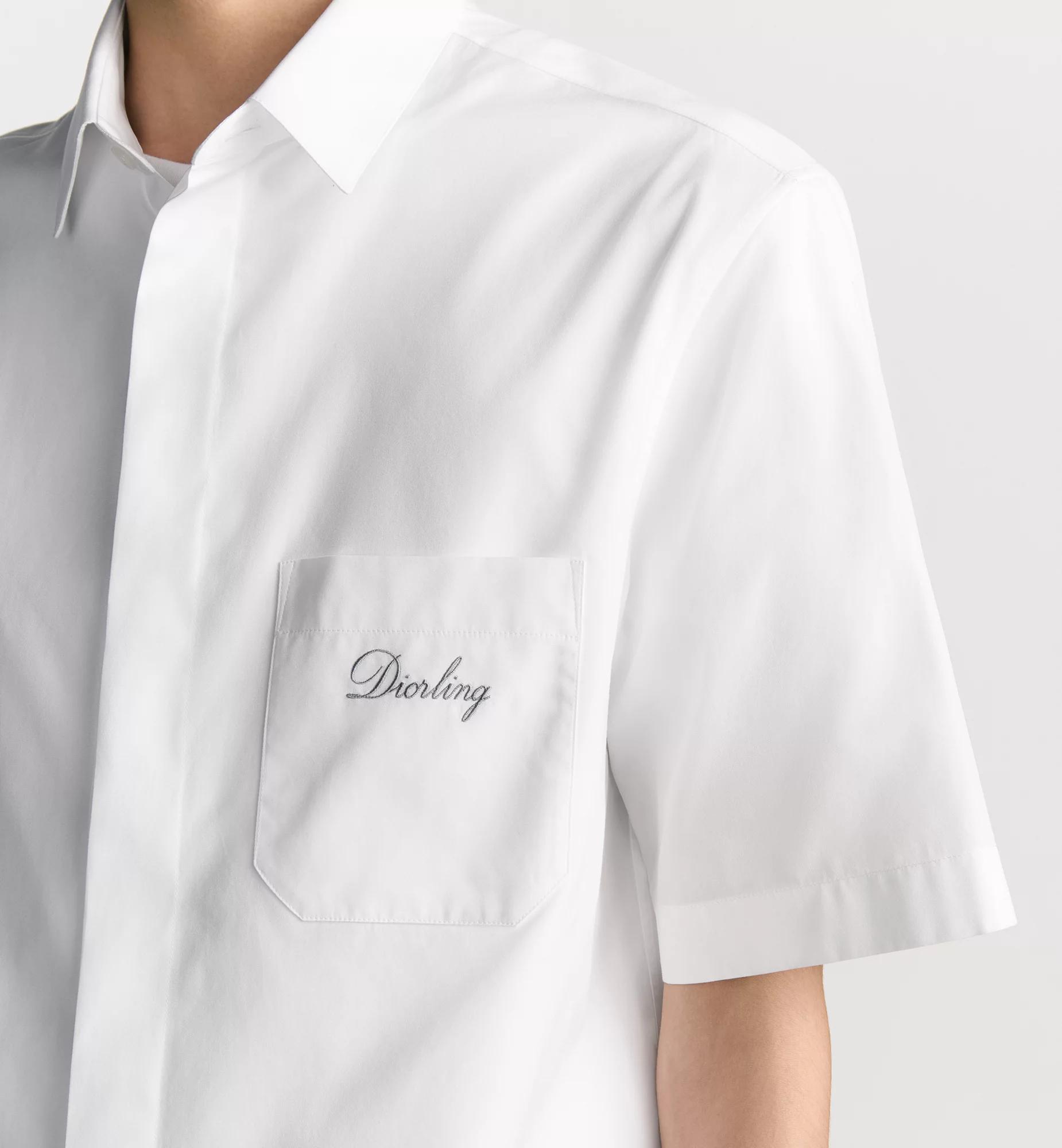 Short-Sleeved Shirt with Diorling Embroidery Product Image