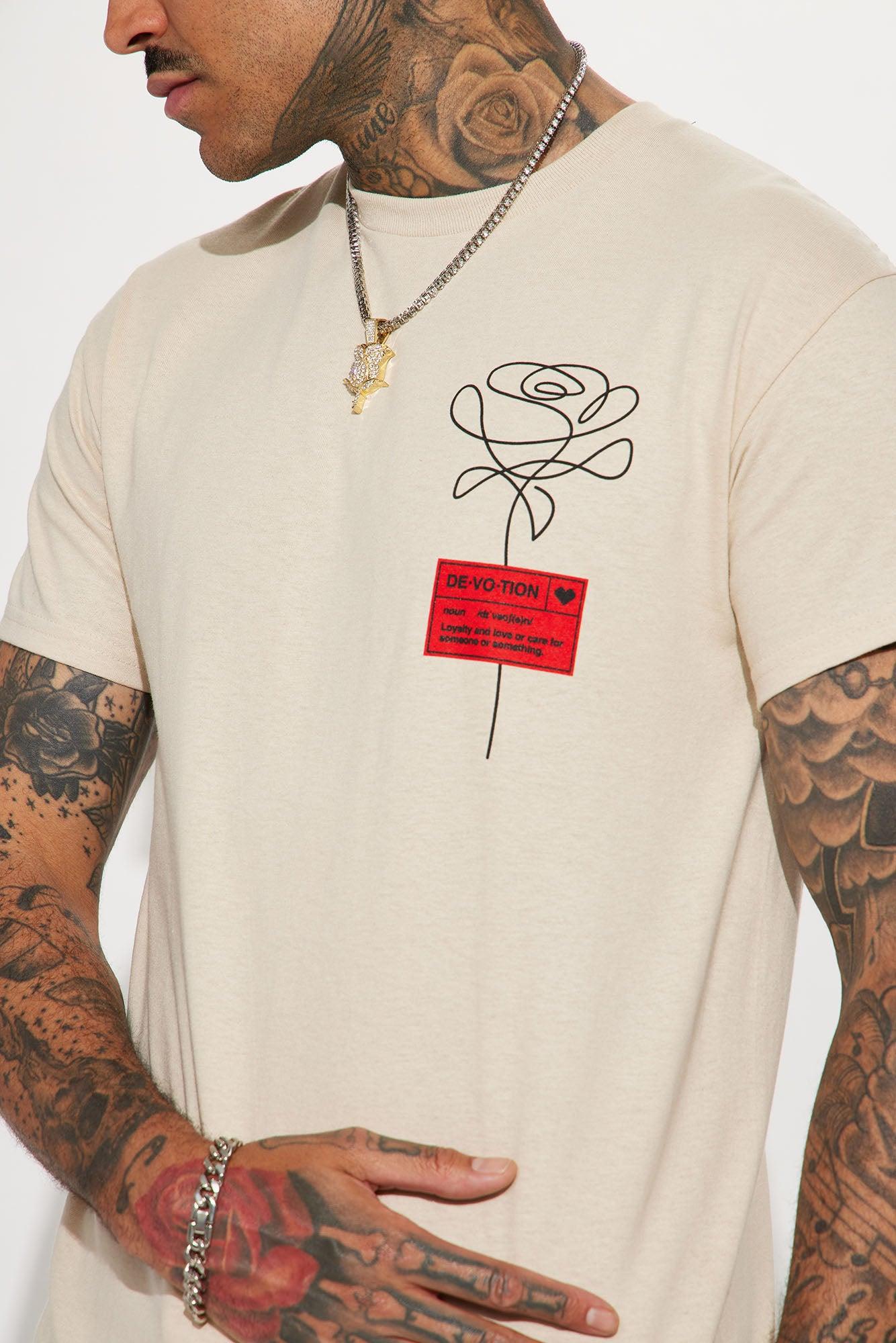 Loyalty Love And Care Short Sleeve Tee - Taupe Product Image
