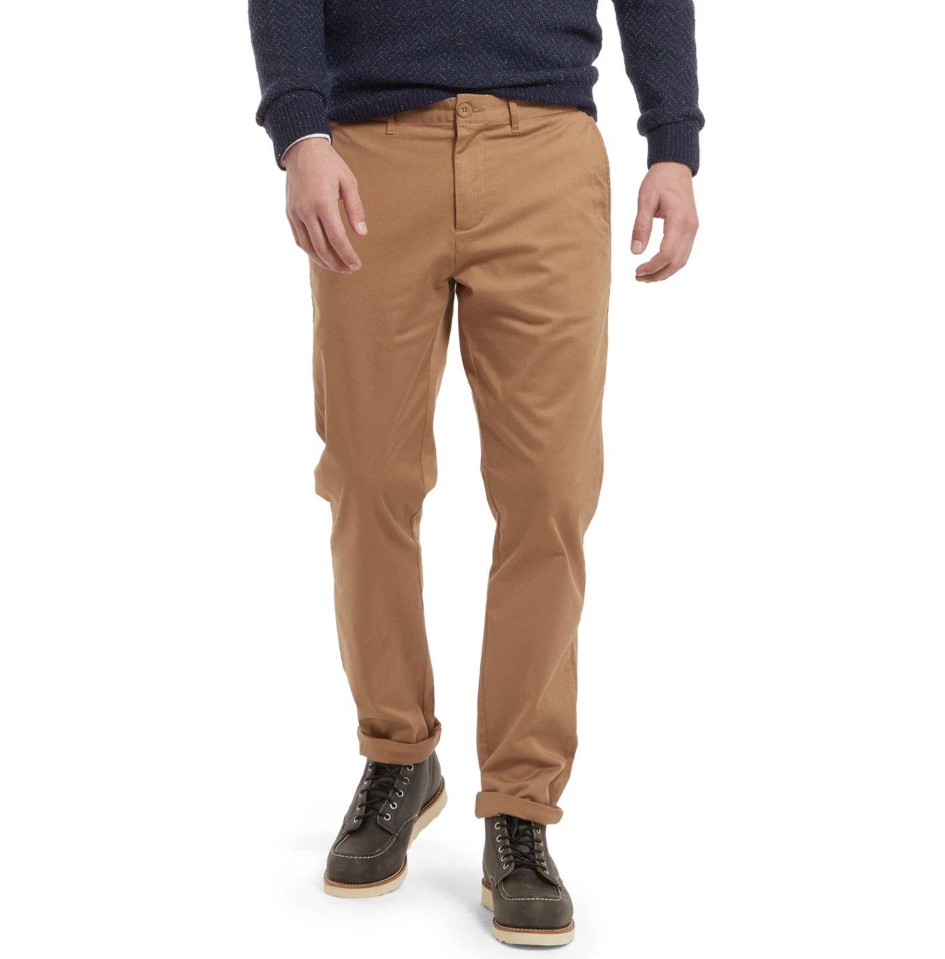 Jesse Stretch Chino Pants (Slim Fit) - British Tan Product Image