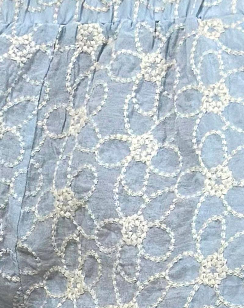 Semur Trouser in Broderie Ice Blue Female Product Image