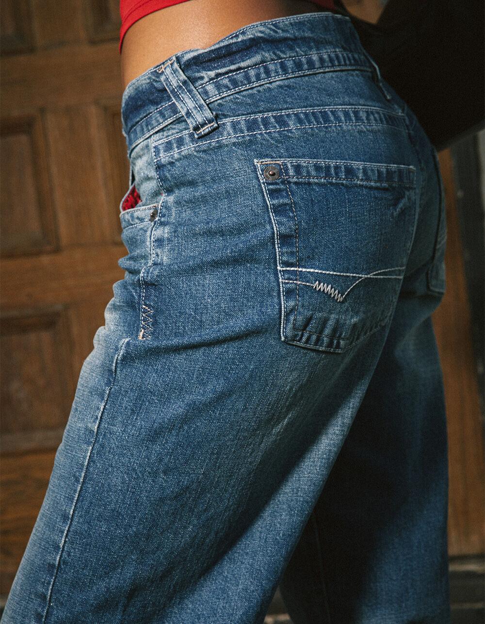 BDG Urban Outfitters Jaya Low Rise Ultra Loose Womens Jeans - DARK INDIGO Product Image