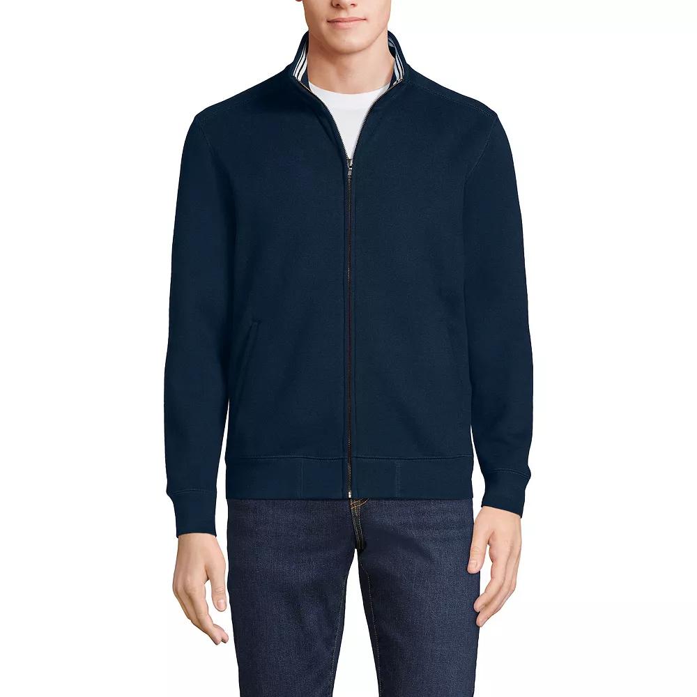 Men's Lands' End Serious Sweats Long Sleeve Zip-Up Sweatshirt,  Product Image