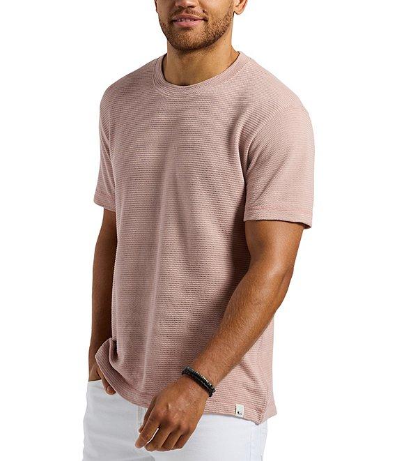 Buffalo David Bitton Karlton Textured Knit Crewneck T-Shirt Product Image