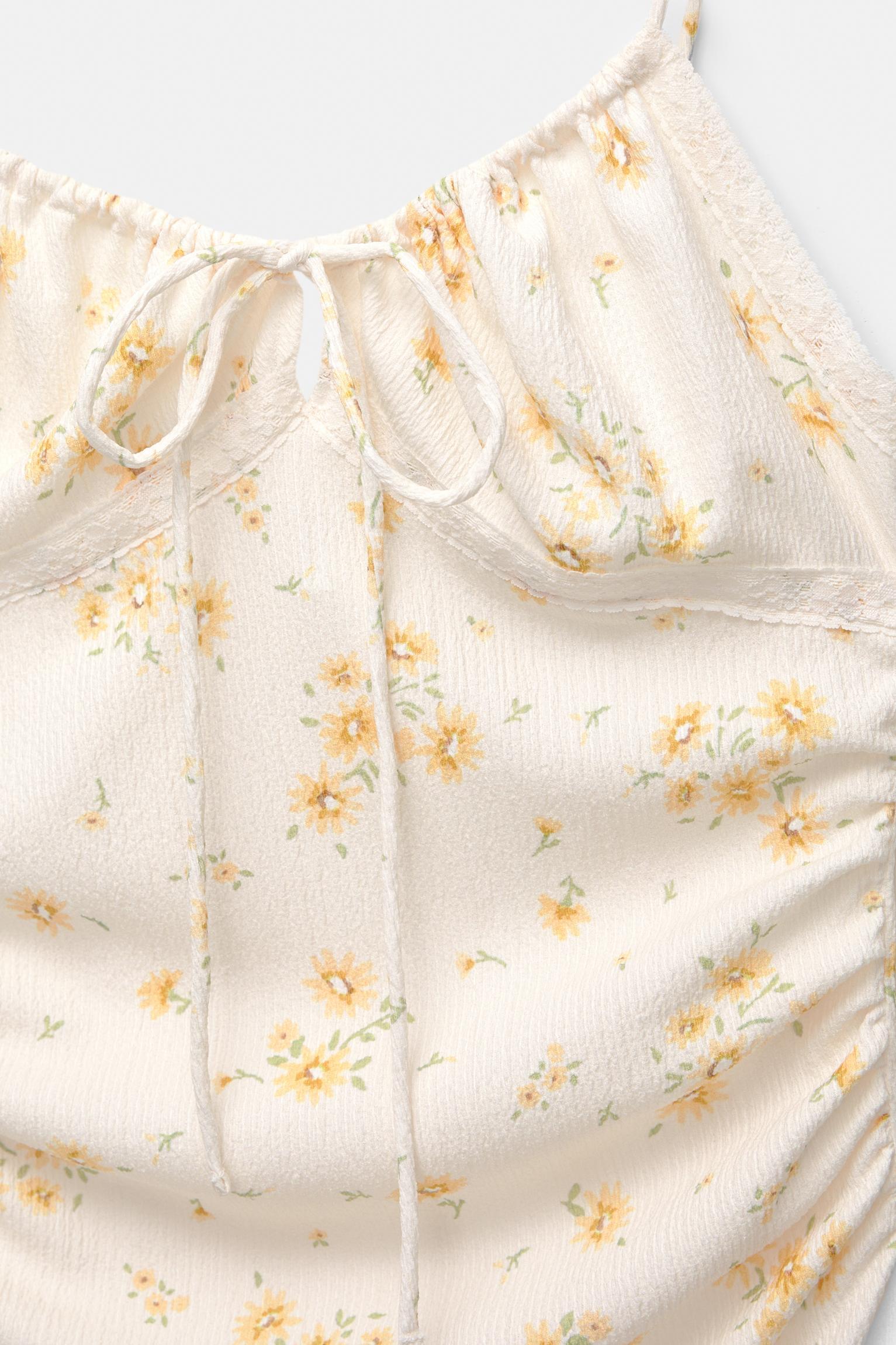 Floral crepe midi dress Product Image