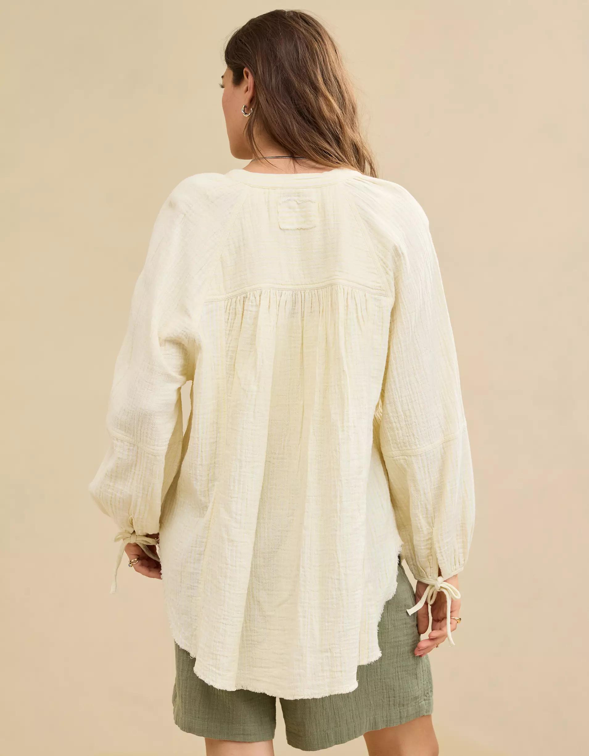Aerie Daybreak Coverup Shirt Product Image