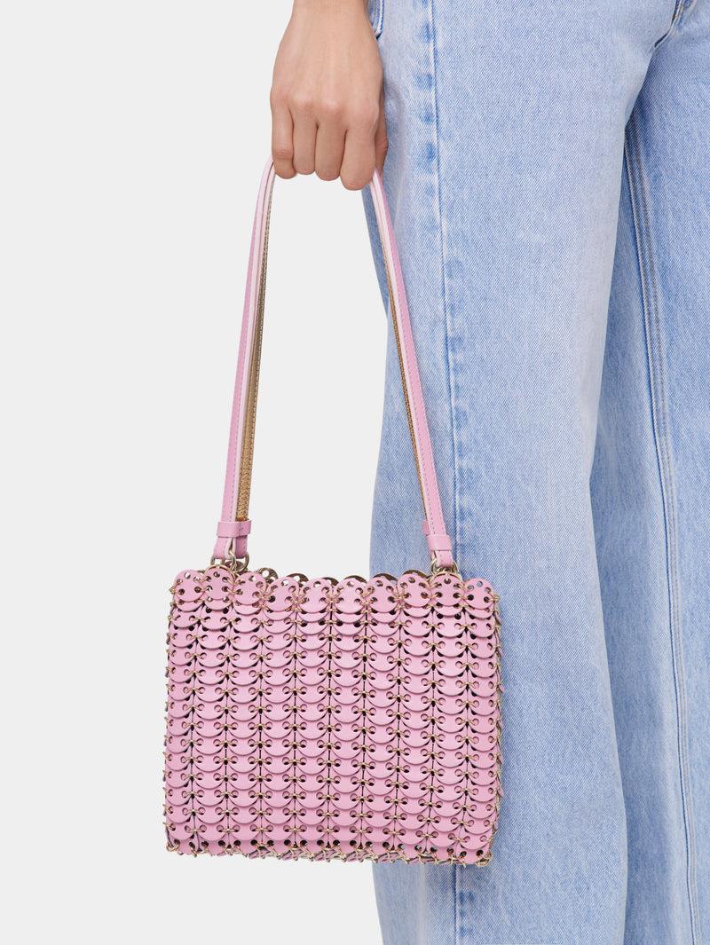 PINK/GOLD 1969 FLIP BAG IN LEATHER Product Image