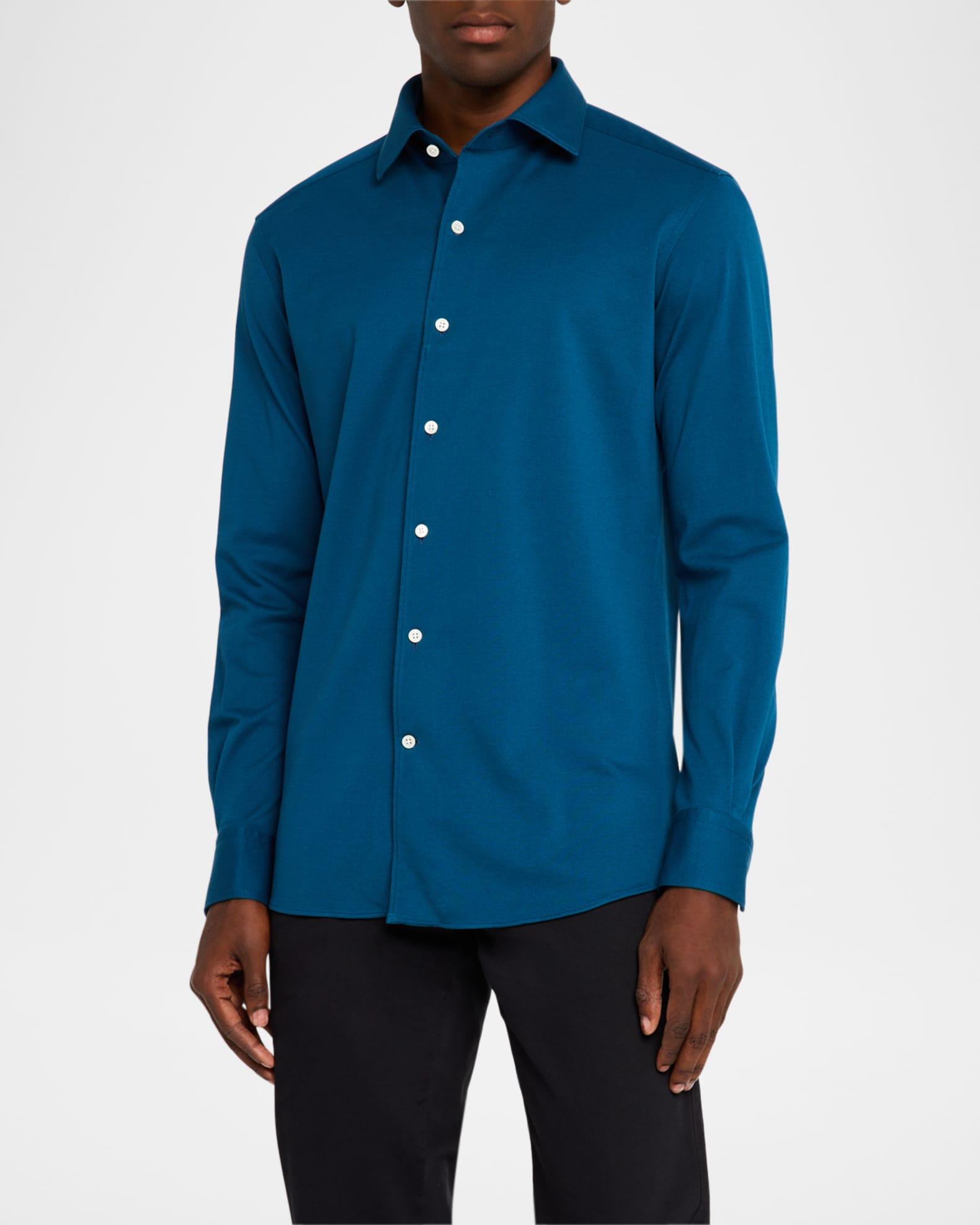 Men's Cotton Jersey Sport Shirt Product Image