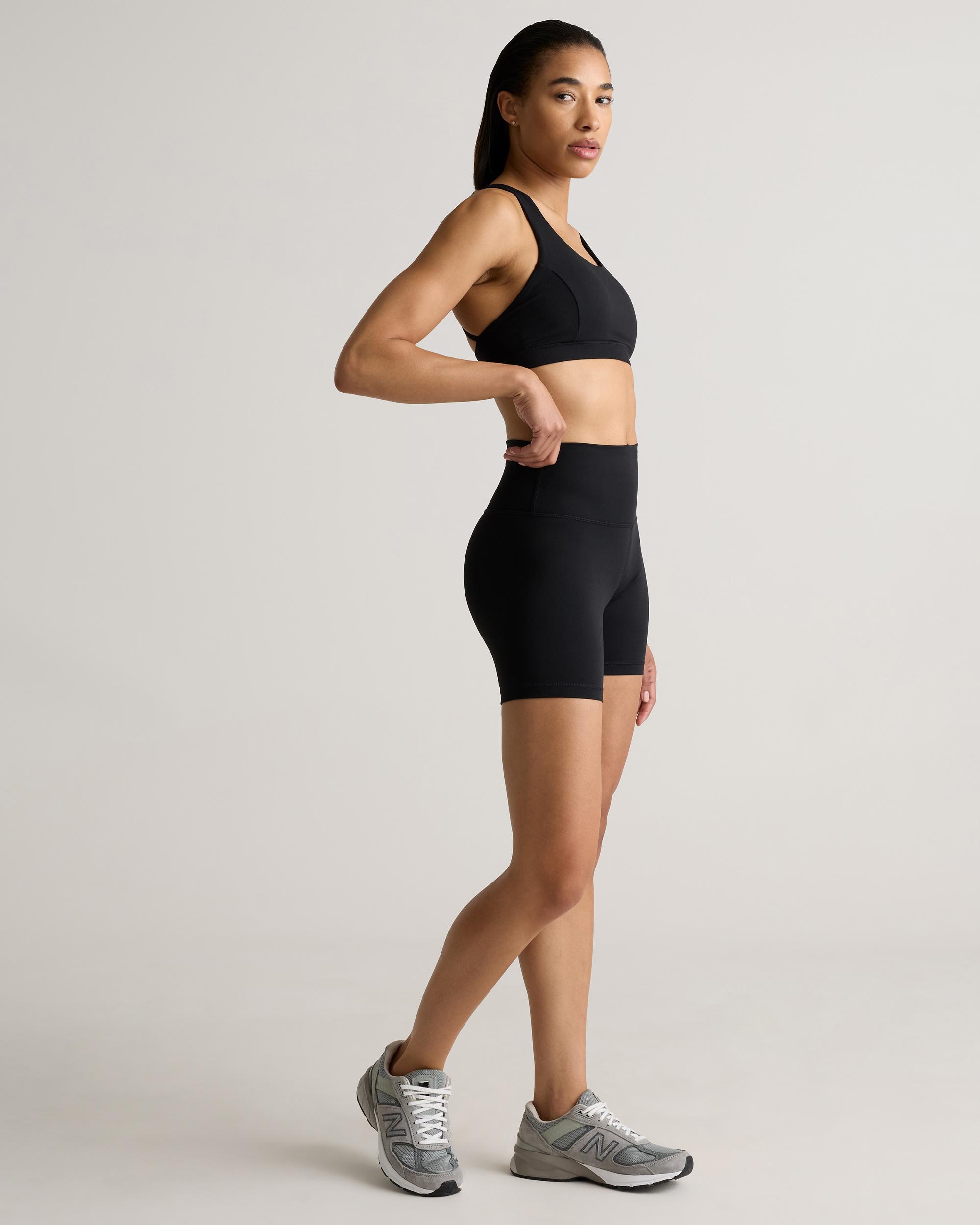 Quince | Women's Power-Up High-Rise Training Shorts Nylon/Spandex Product Image