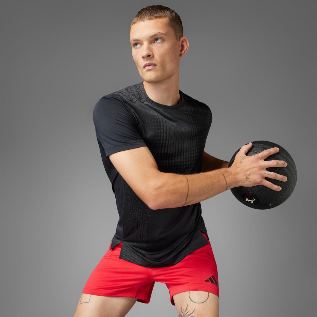 adidas Airchill Tee Black S Mens Product Image