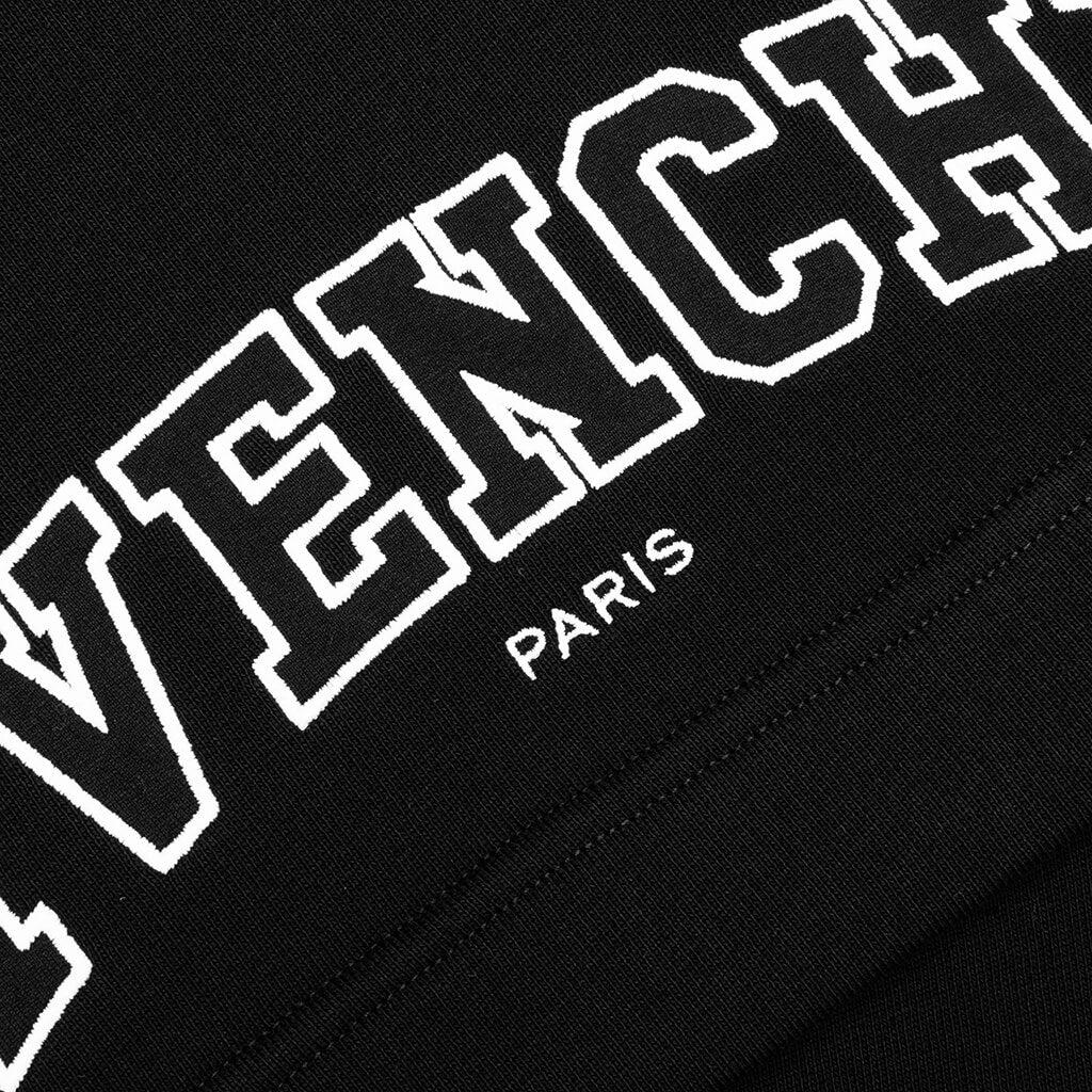 Boxy Fit Embroidered Shorts - Black Male Product Image