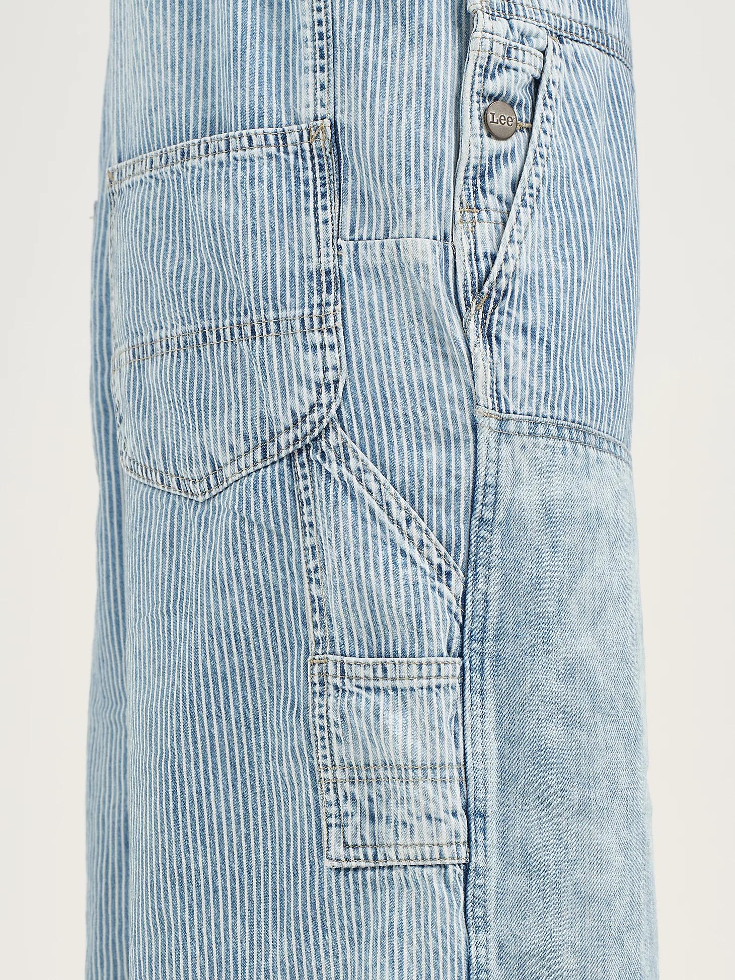 Women's Railroad Stripe Relaxed Bib Overall | Women's Union-Alls & Overalls | Lee® Product Image