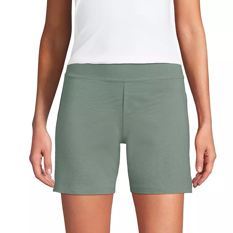 Women's Lands' End Starfish 7-in. Midrise Pull-On Shorts,  Product Image