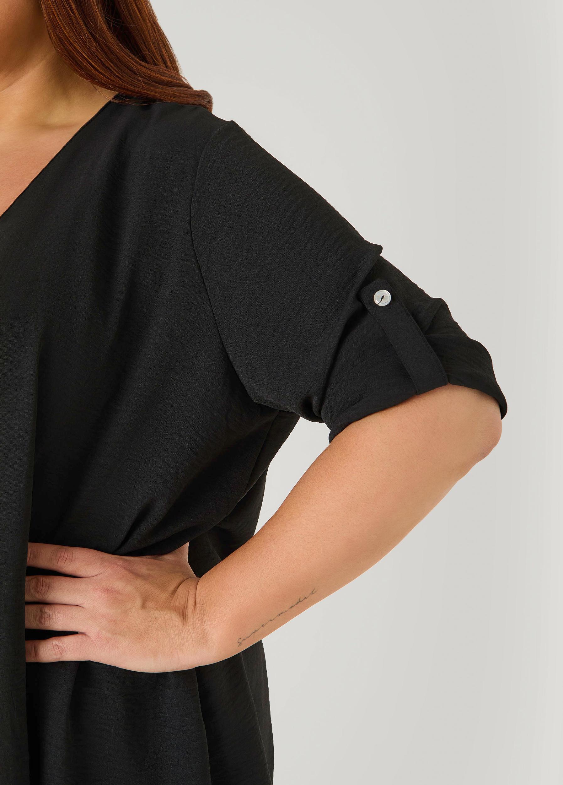 Textured Open Front Kimono Product Image