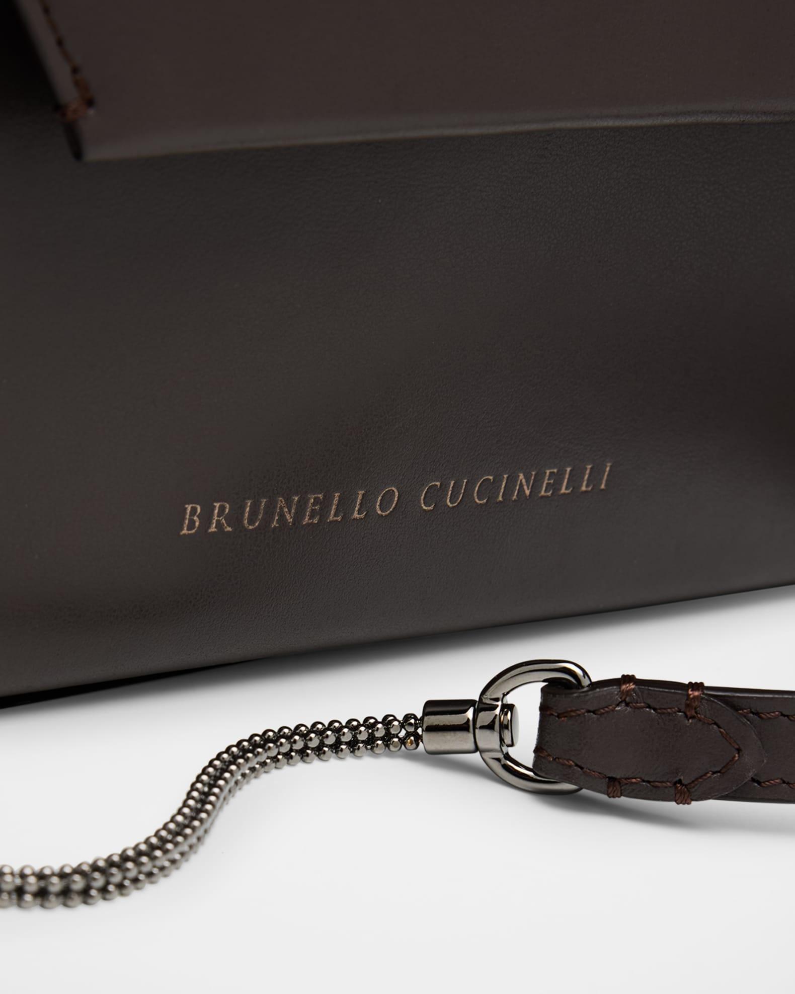 Envelope Flap Leather Clutch Bag Product Image