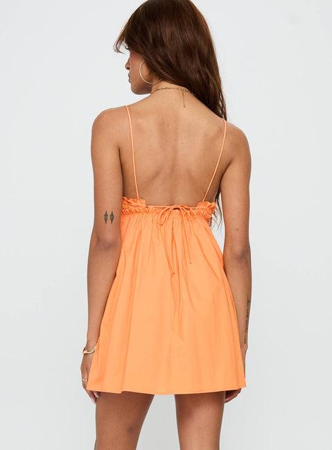 Alchemy Mini Dress Peach Product Image