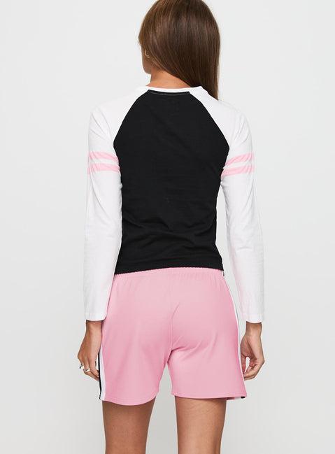 Bend It Athletic Shorts Pink Product Image