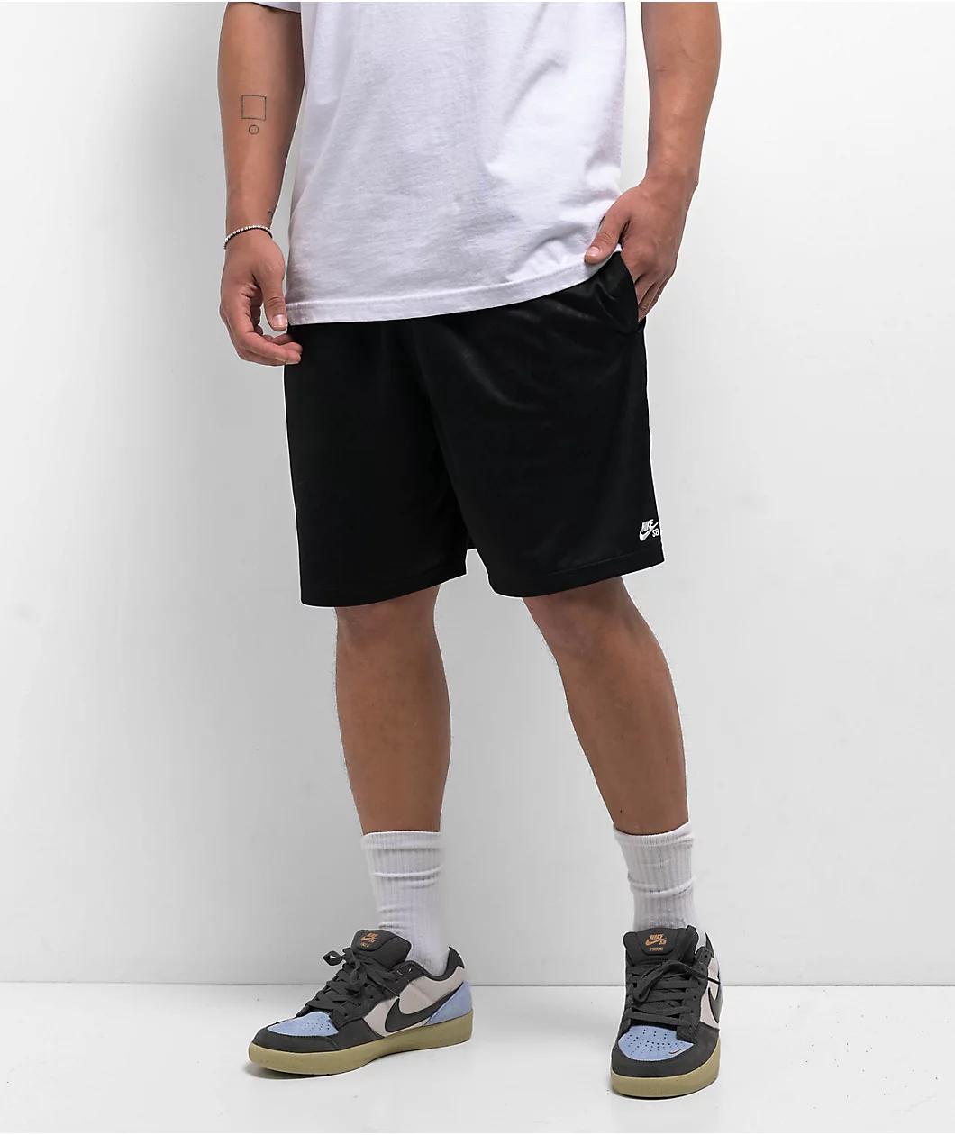 Empyre Colby Ultra Wide Blue Wash Denim Skate Shorts Product Image