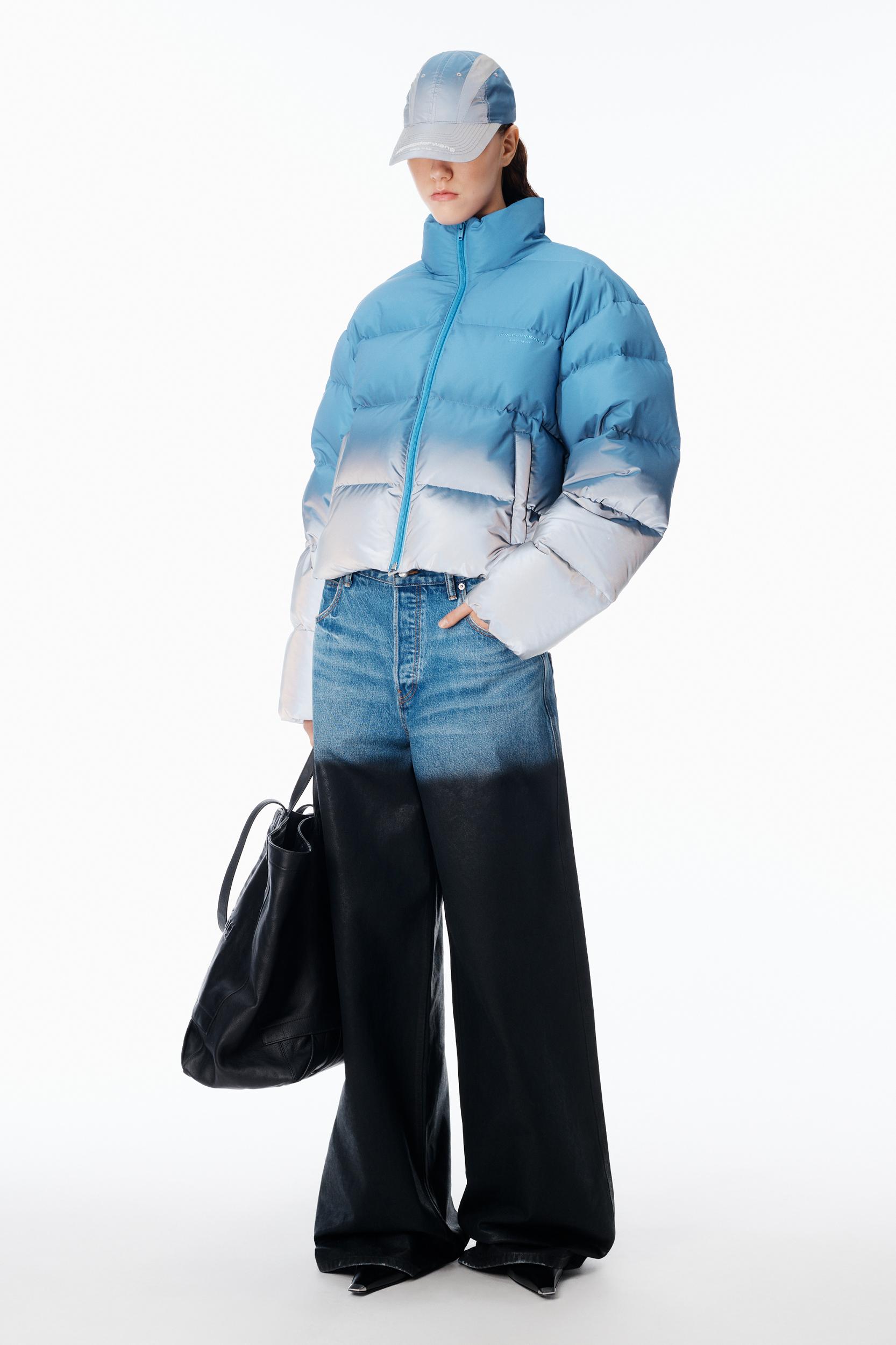 Reflective Cropped Puffer  Product Image