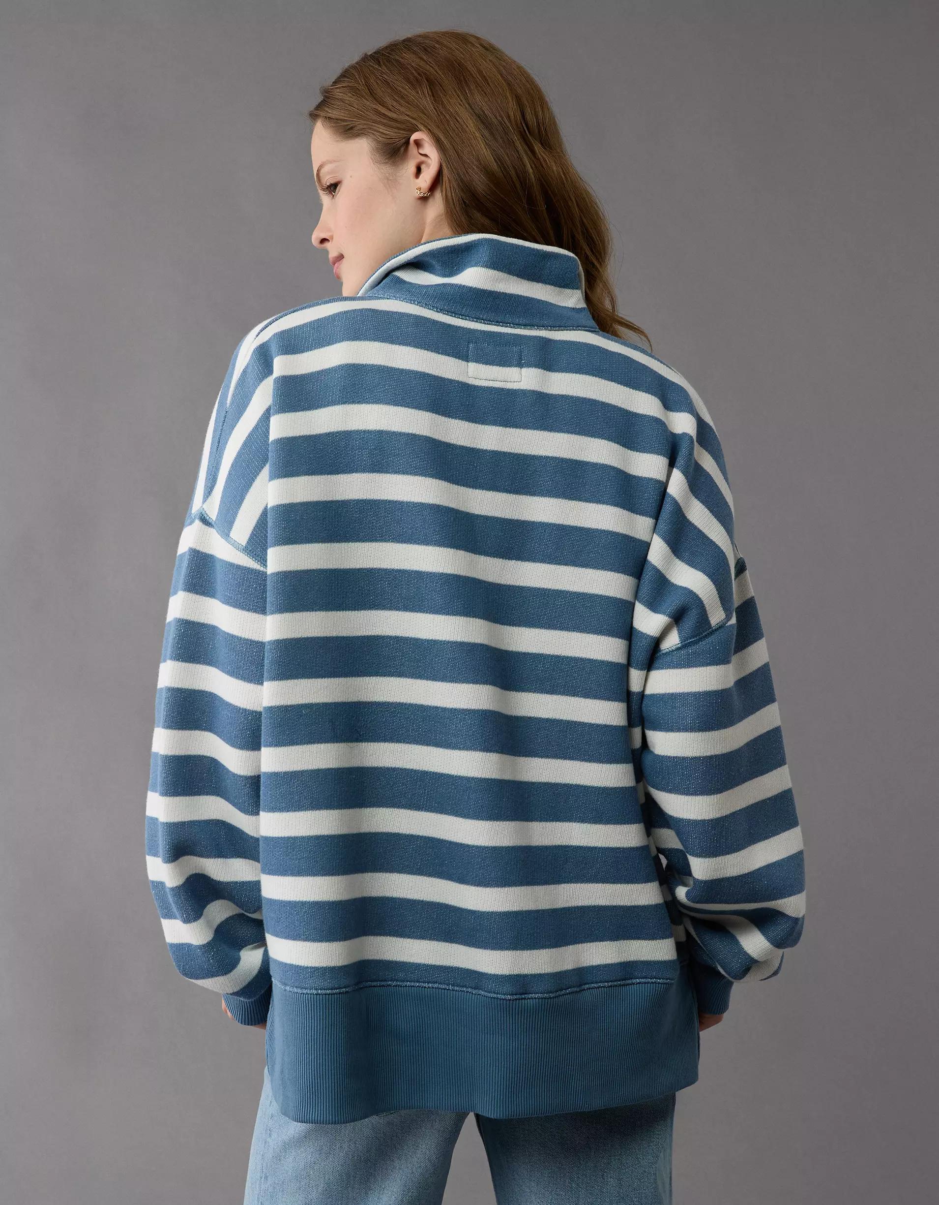 AE Big Hug Henley Sweatshirt Product Image