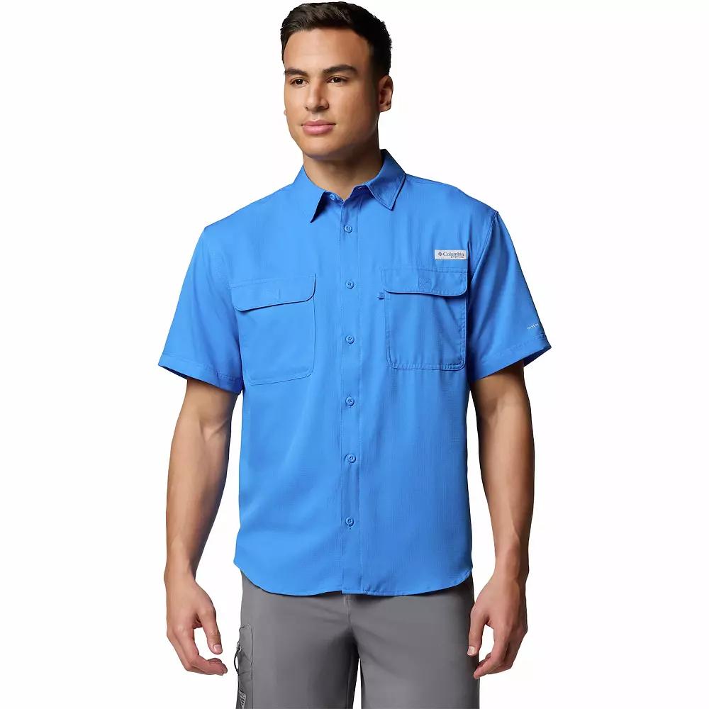 Men's Columbia PFG Backwater Short Sleeve Shirt,  Product Image