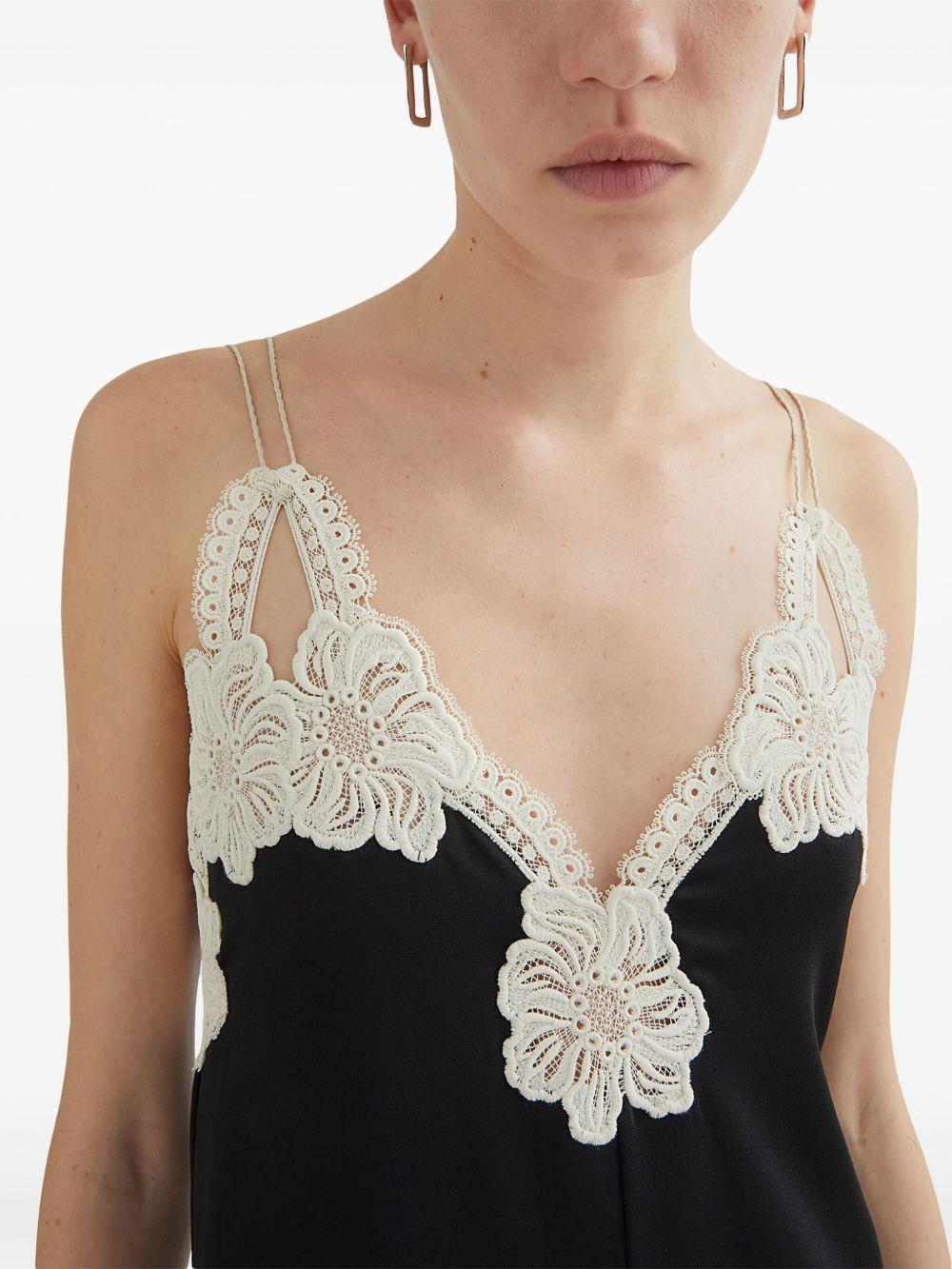 embroidered midi dress Product Image