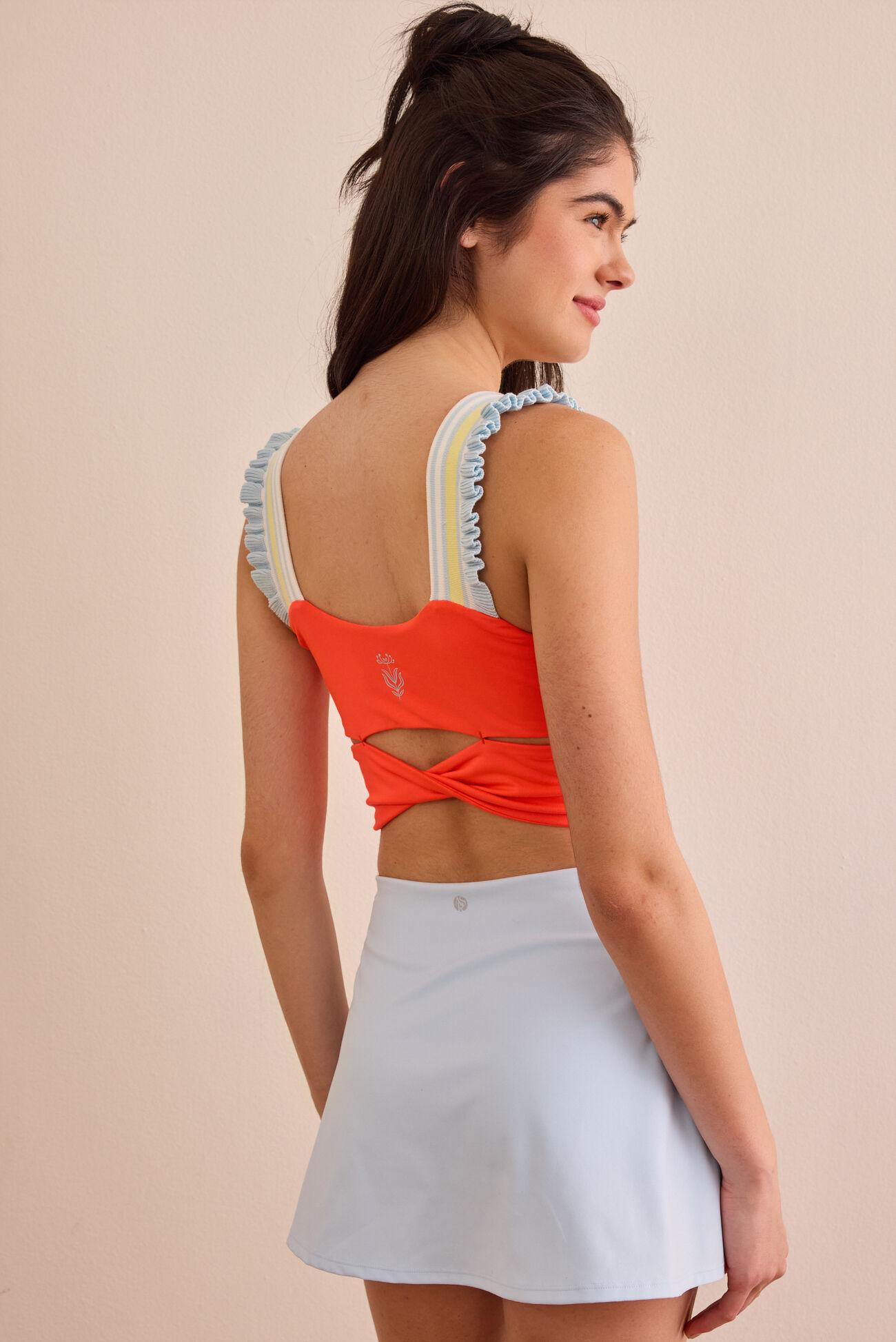 Playful Pace Ruffle Tank Product Image