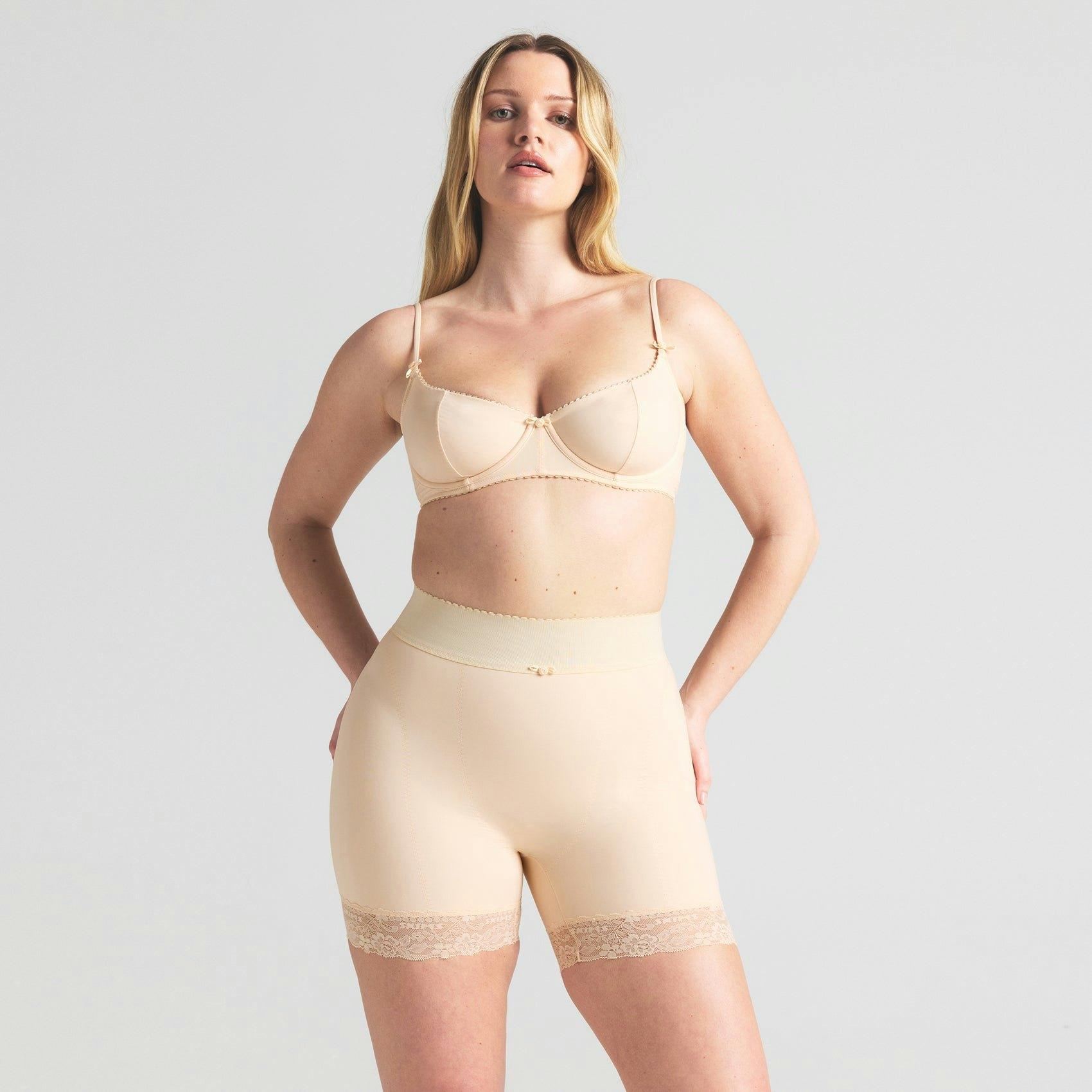 VINTAGE SHAPEWEAR MID THIGH SHORT | SUNKISSED Product Image