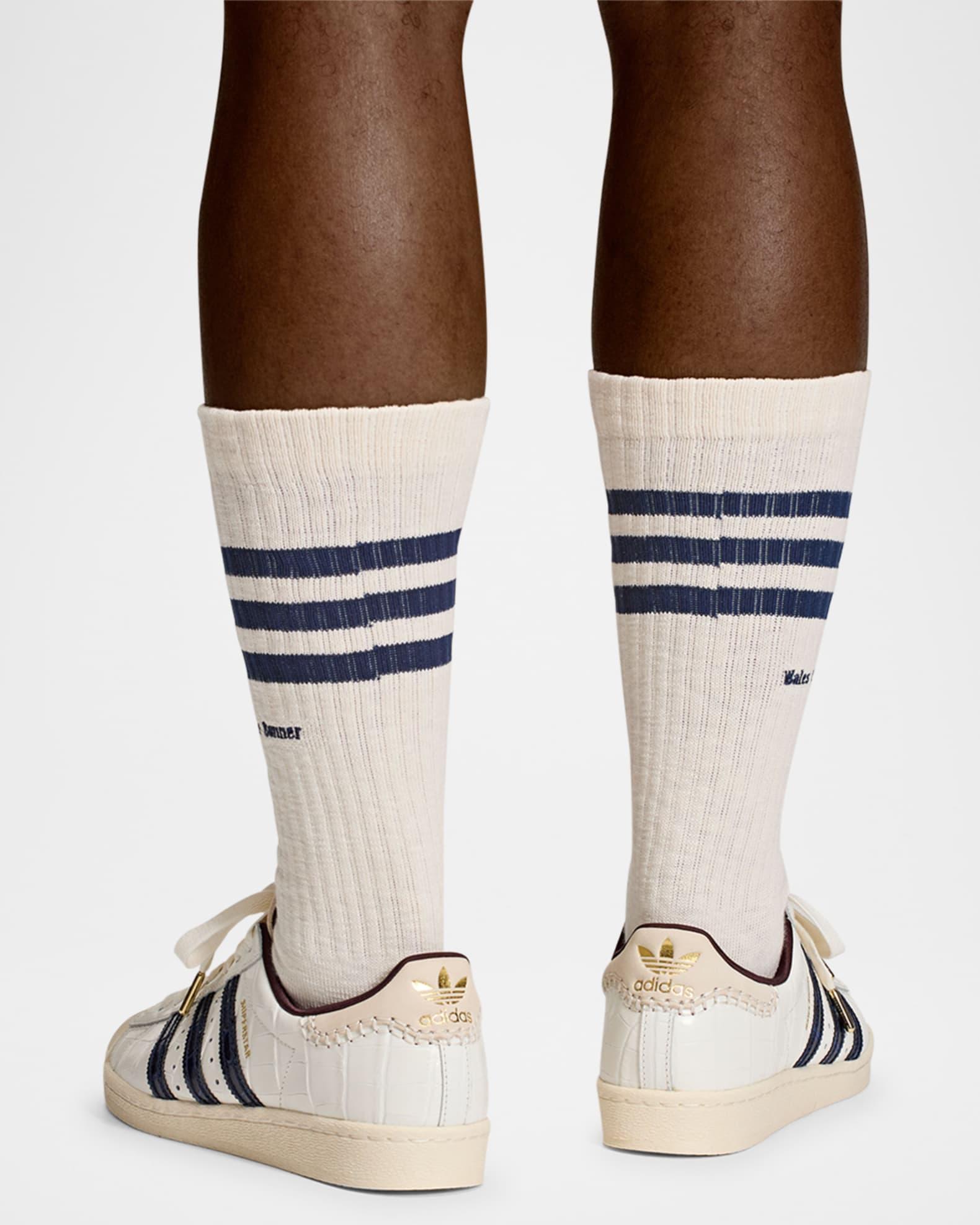 x Wales Bonner Men's Superstar Croc-Effect Low-Top Sneakers Product Image