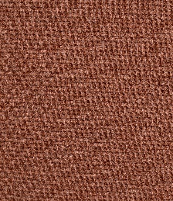 Roundtree & Yorke Long Sleeve Solid Textured Quarter Zip Pullover Product Image