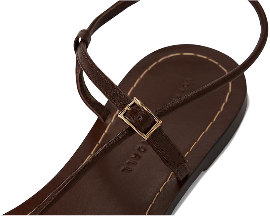 Hadley Leather Bow Flat Sandal Product Image