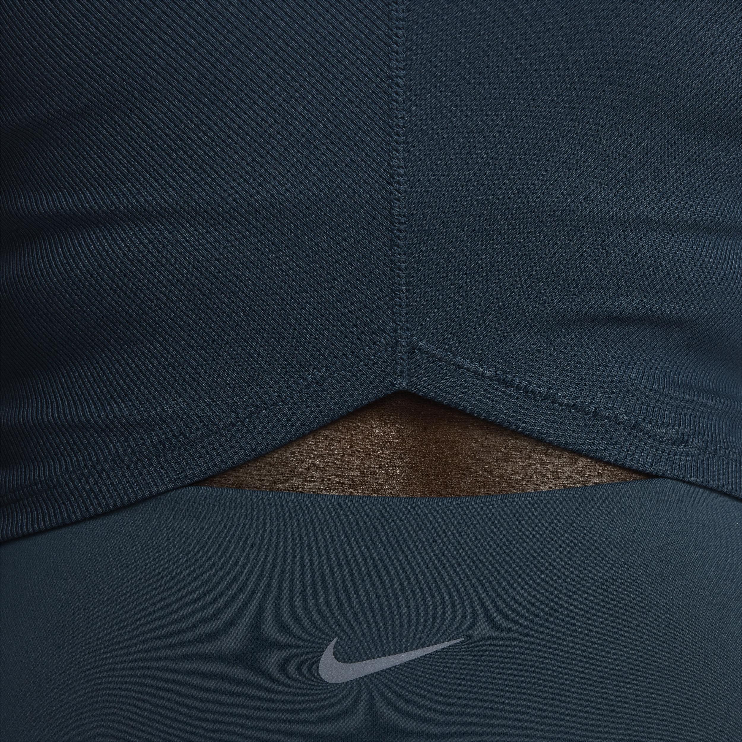 Women's Nike One Ribbed Short Sleeve Top,  Product Image