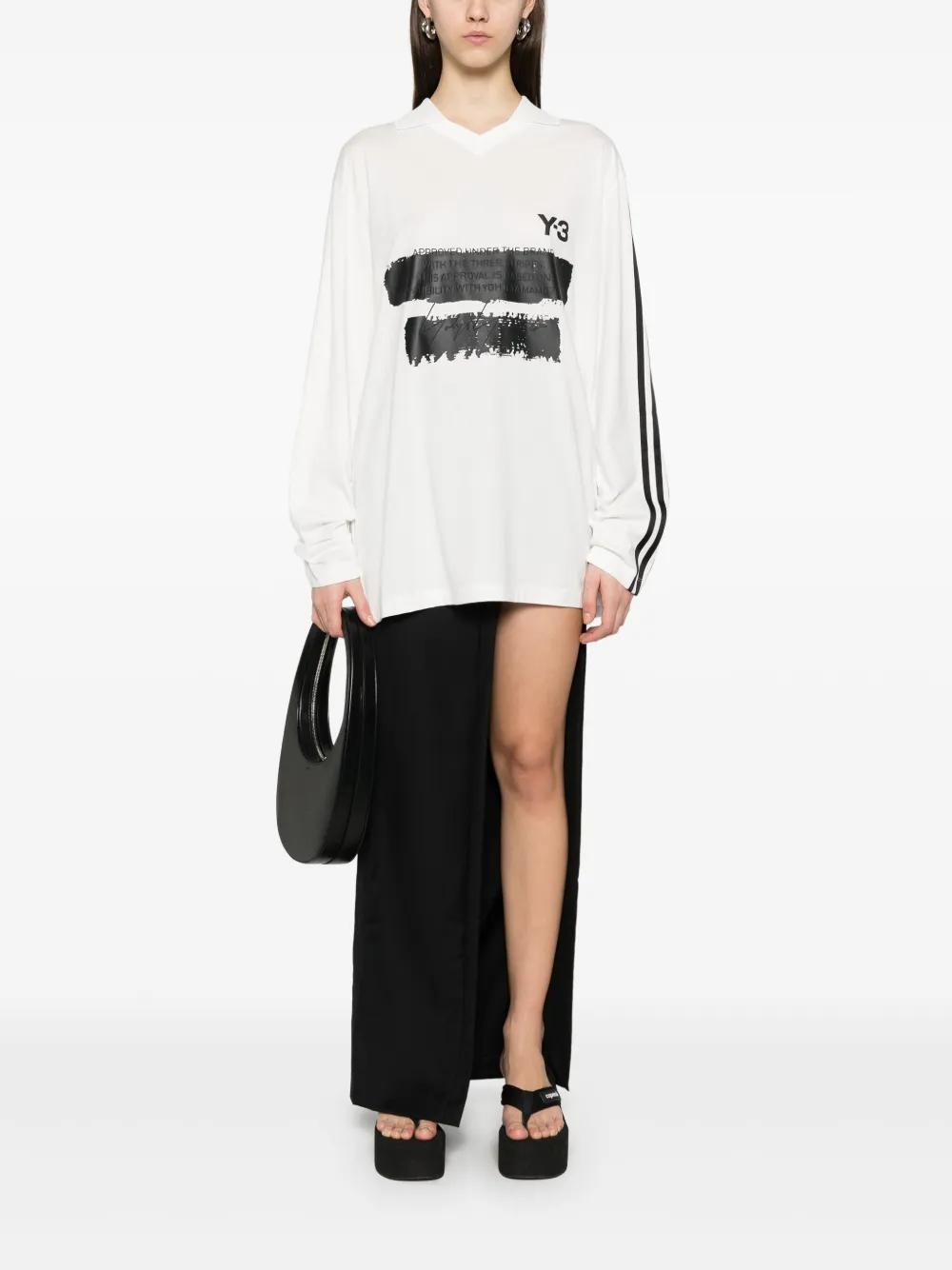 x adidas logo-print polo shirt Product Image