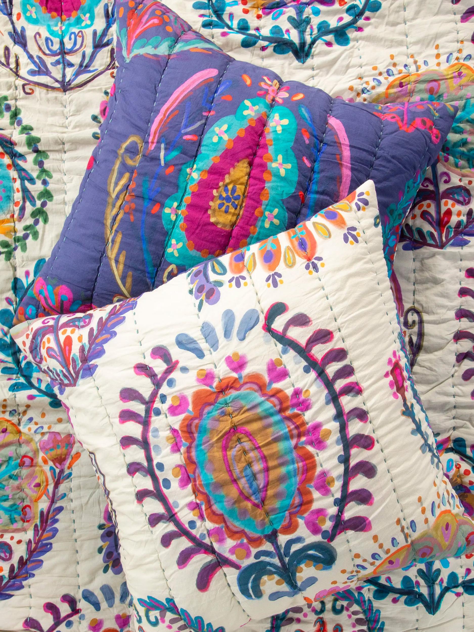 Bungalow Reversible Cotton Euro Sham Product Image