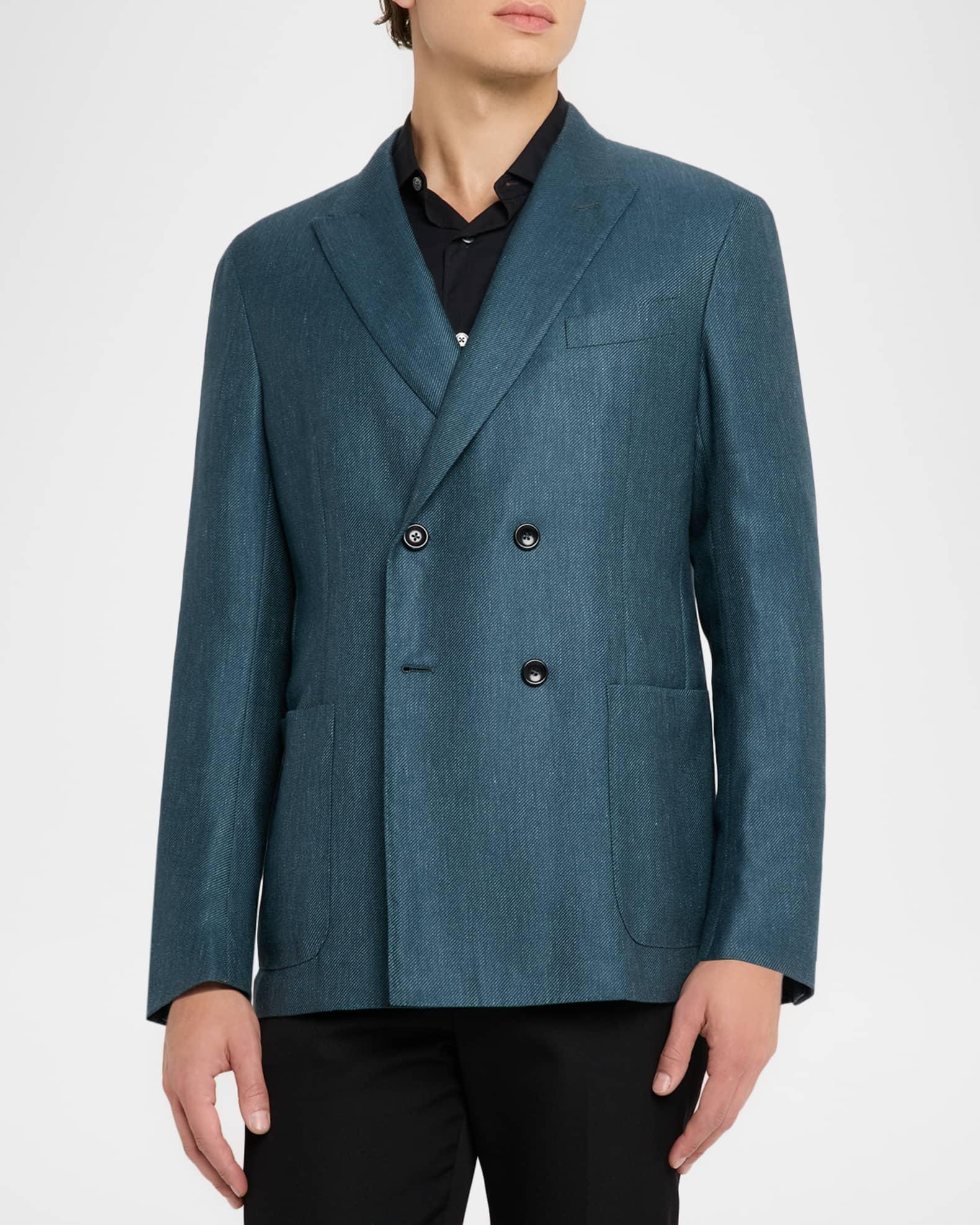 Men's Solid Cashmere-Blend Couture Jacket Product Image