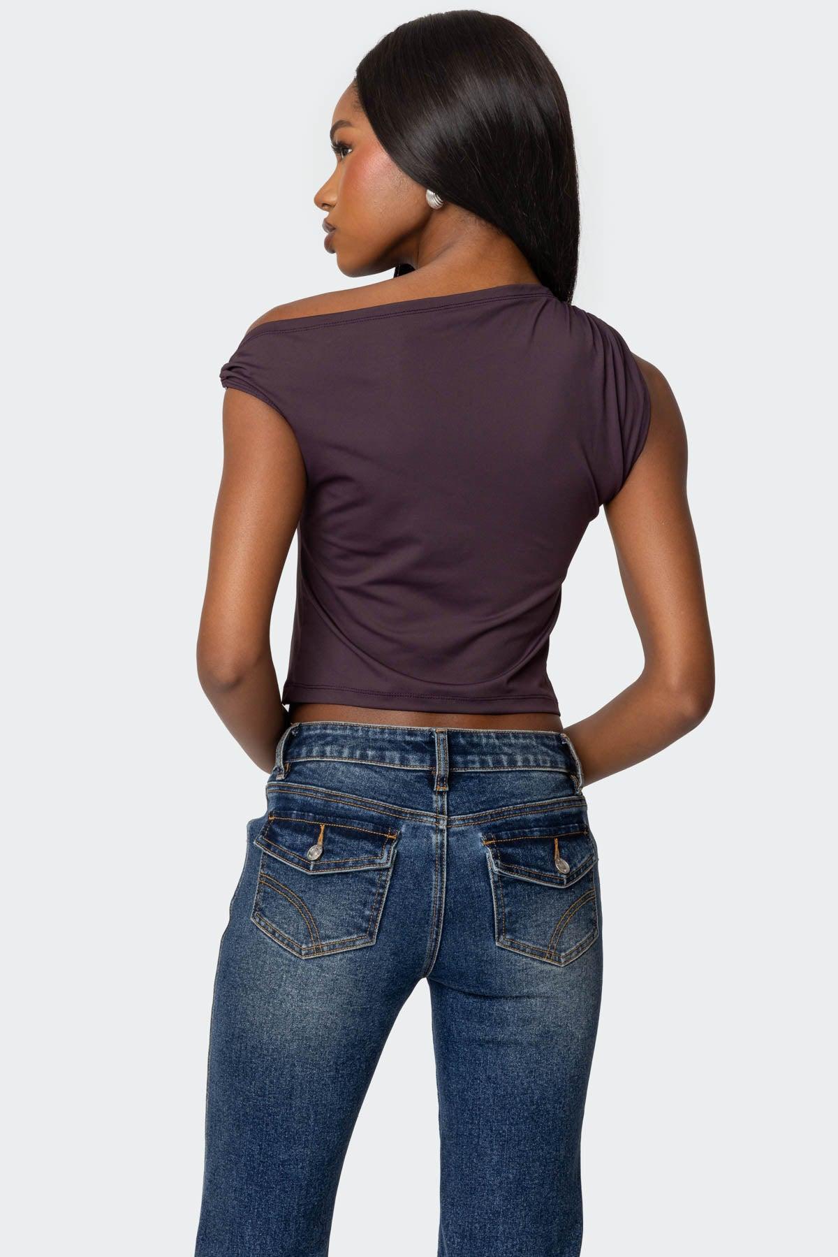 Abstract Metal Ring Asymmetric Top Product Image