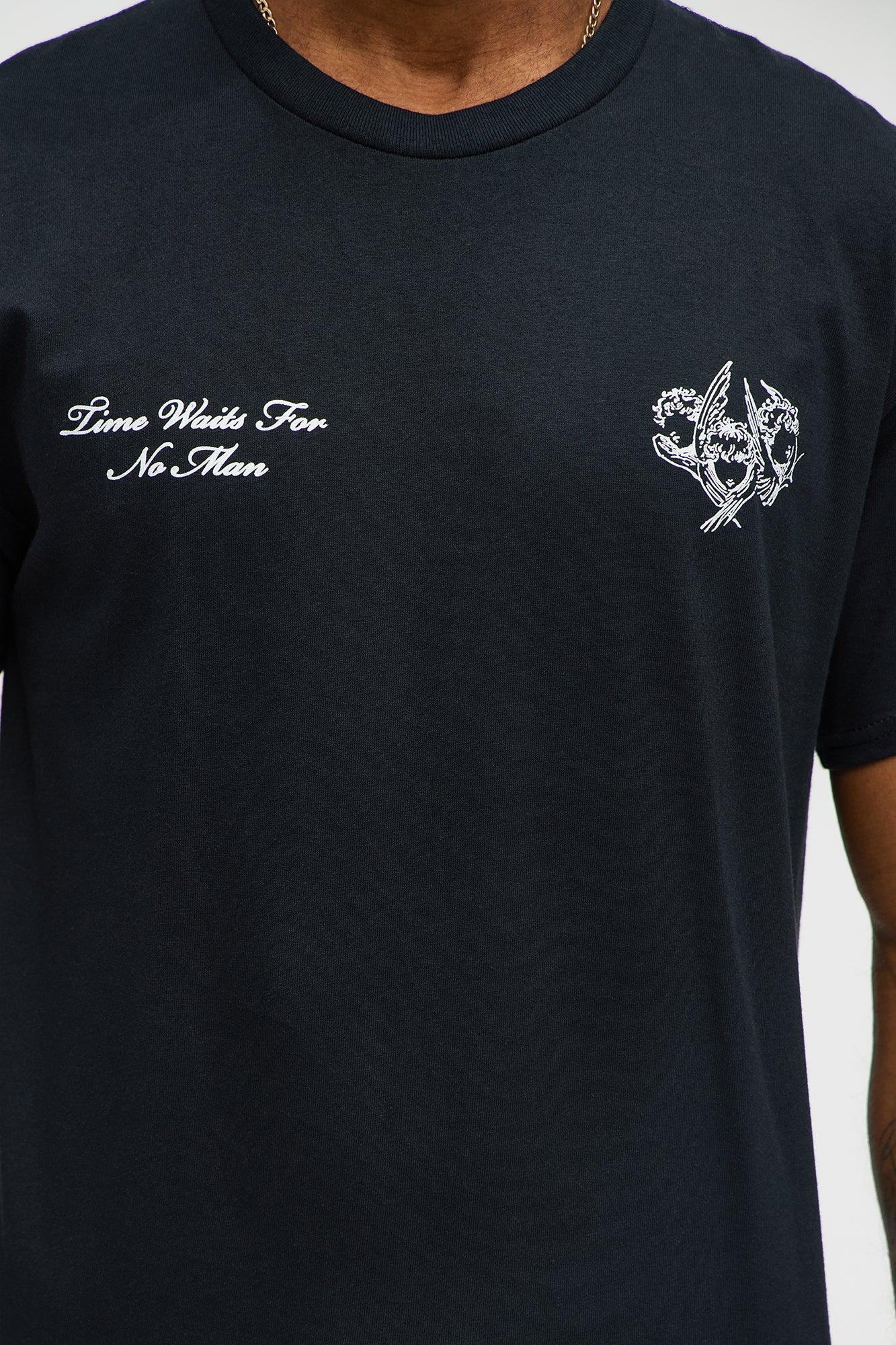 Here And Now Short Sleeve Tee - Black Male Product Image