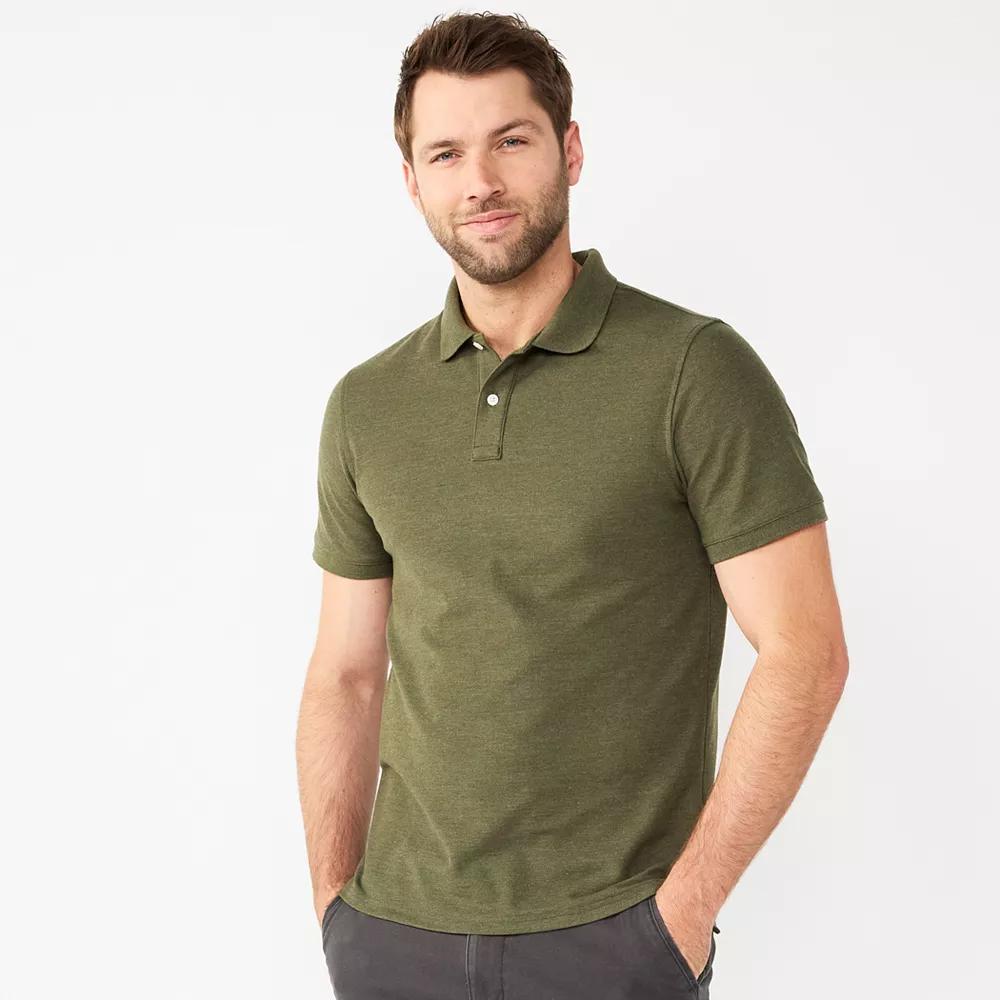 Men's Sonoma Goods For Life® Short Sleeve Pique Polo,  Product Image