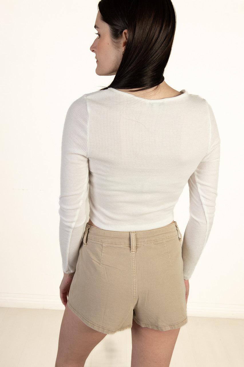 Off White Spring Mini Cardigan Product Image