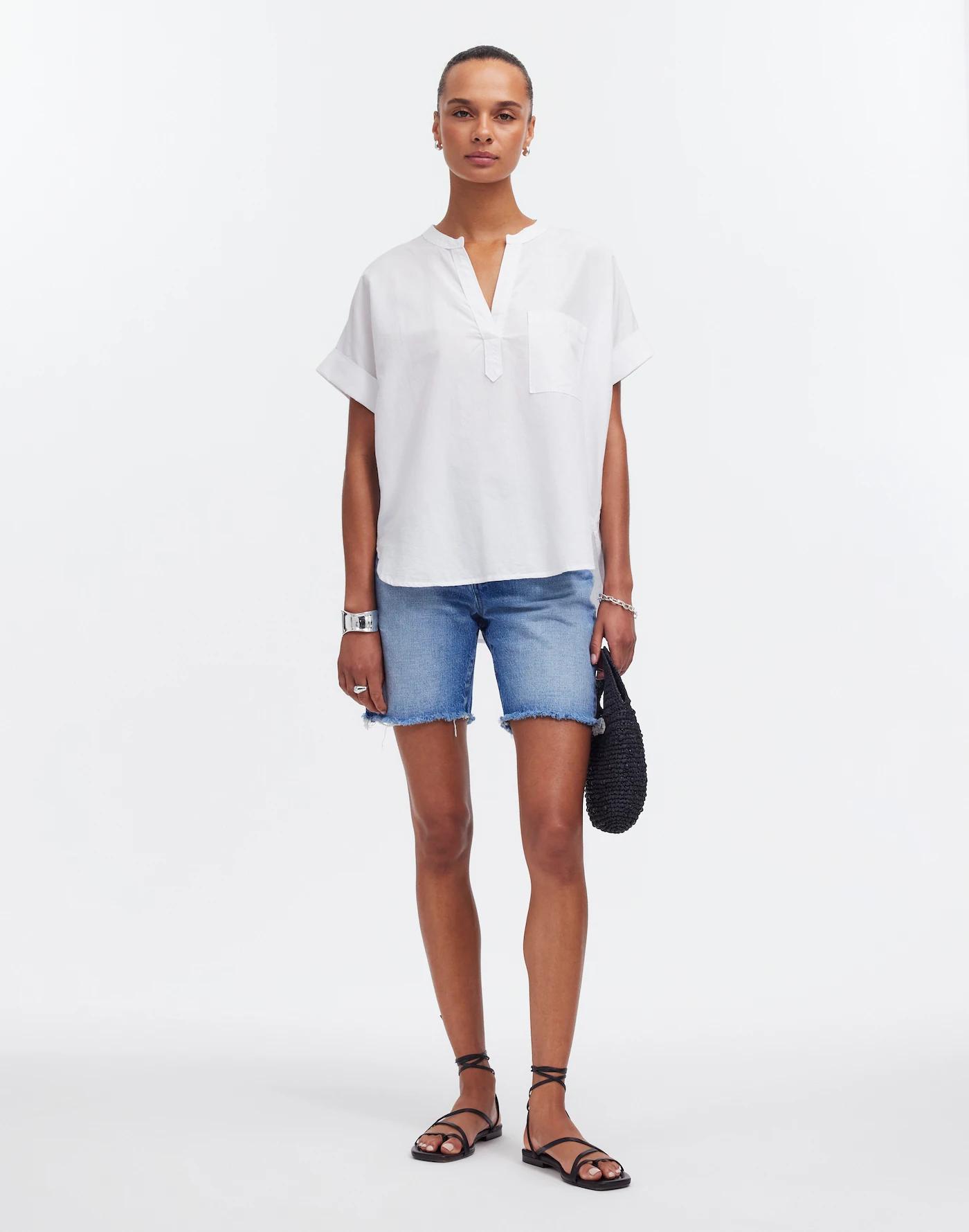 Lakeline Popover Shirttail Top Product Image